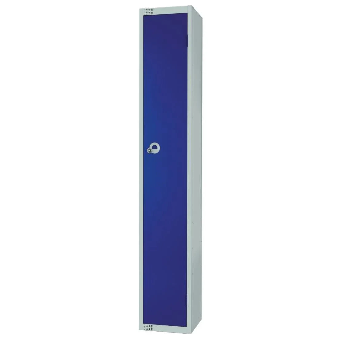 W944-CN Elite Single Door Coin Return Locker Blue - JD Catering Equipment Solutions Ltd