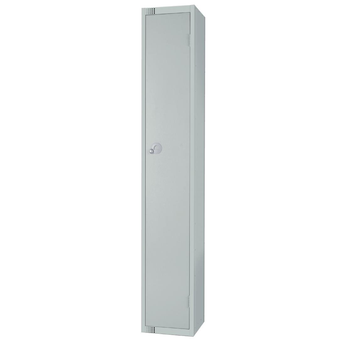 W959-ELS Elite Single Door Electronic Combination Locker with Sloping Top Grey