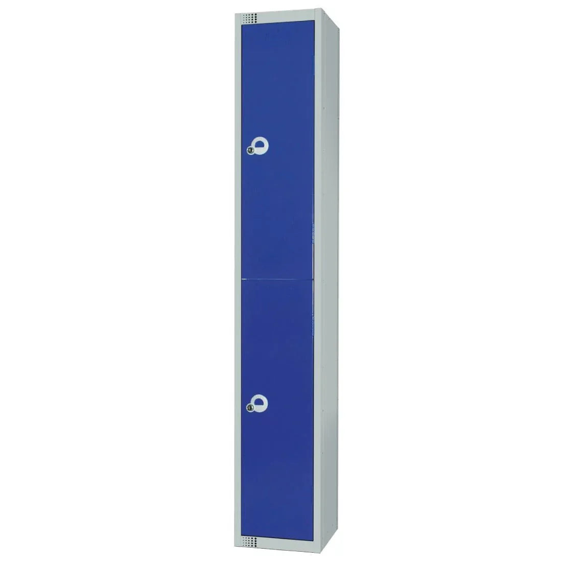 W975-ELS Elite Double Door Electronic Combination Locker with Sloping Top Blue - JD Catering Equipment Solutions Ltd