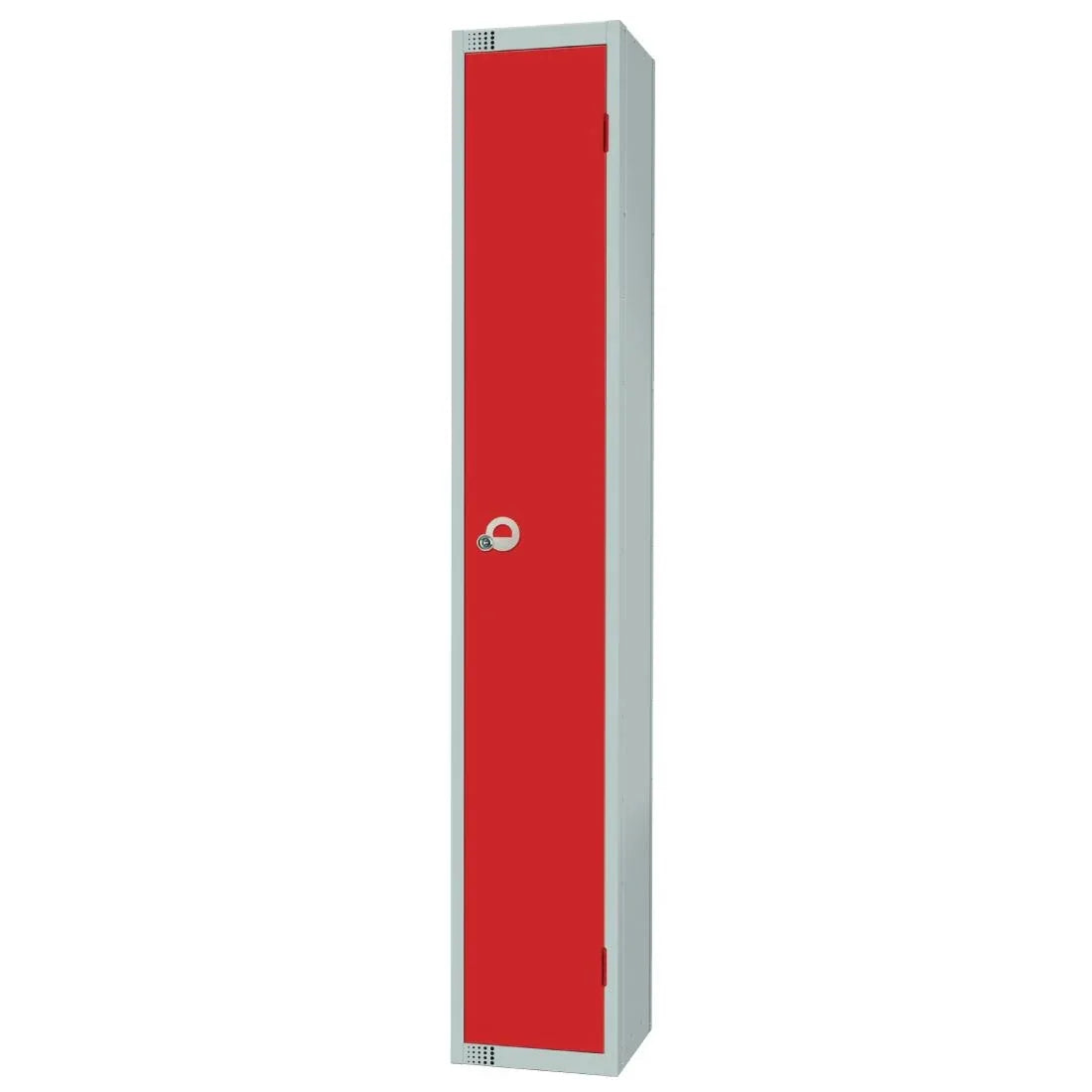 W979-CN Elite Single Door Coin Return Locker Red - JD Catering Equipment Solutions Ltd