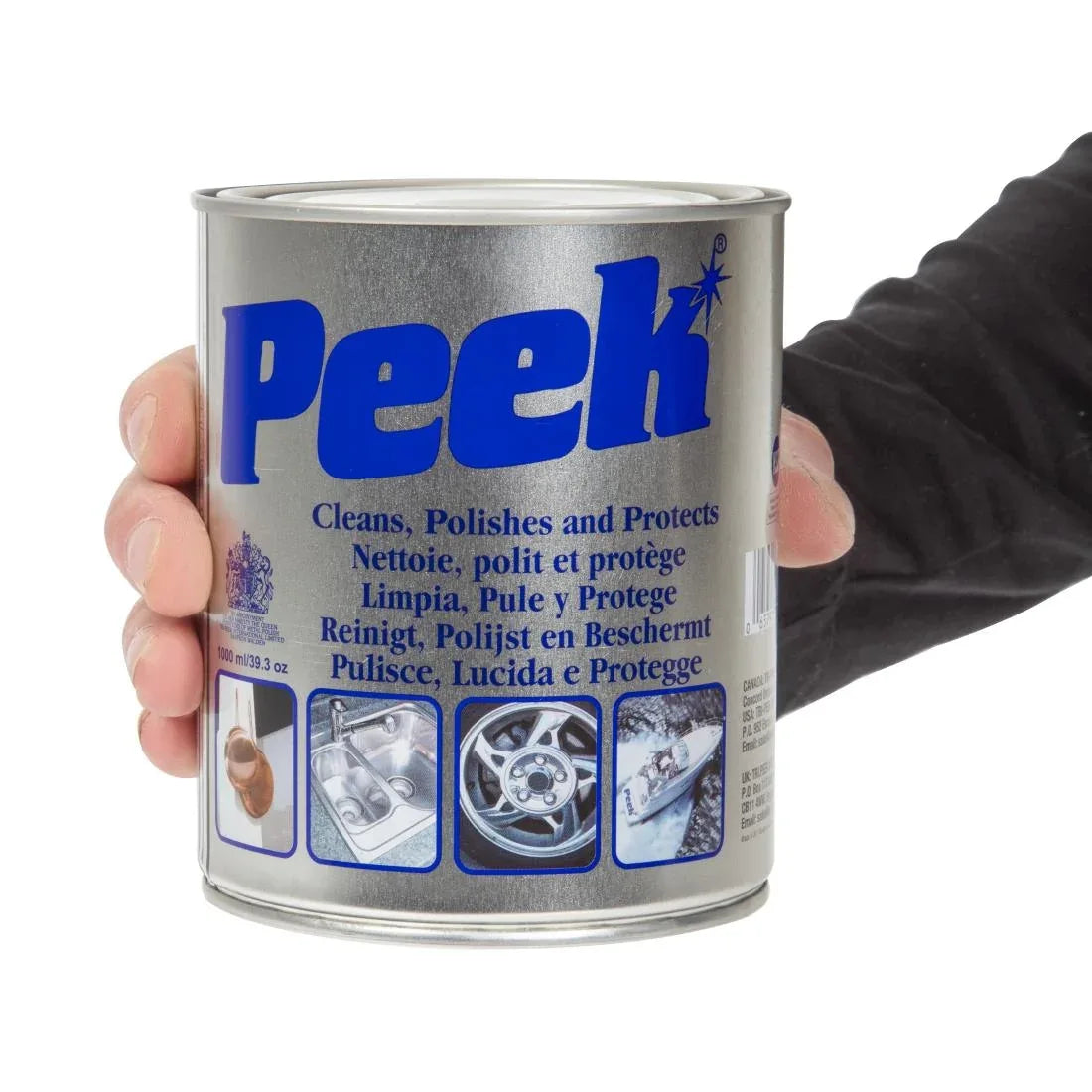 Y050 Peek Metal Polish Ready To Use 1Ltr - JD Catering Equipment Solutions Ltd