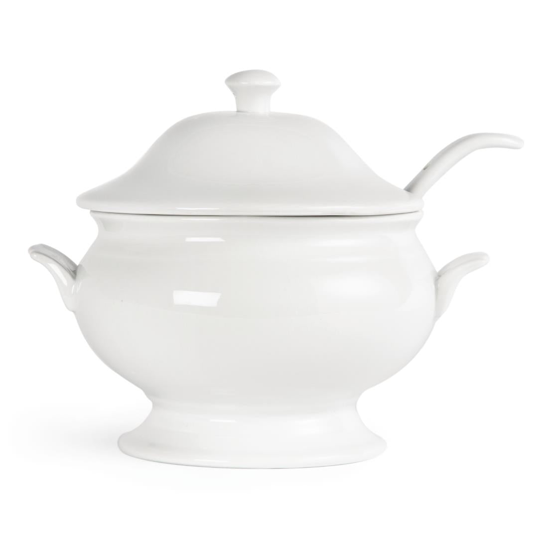 Y094 Olympia Soup Tureen and Ladle 2.5Ltr 88oz