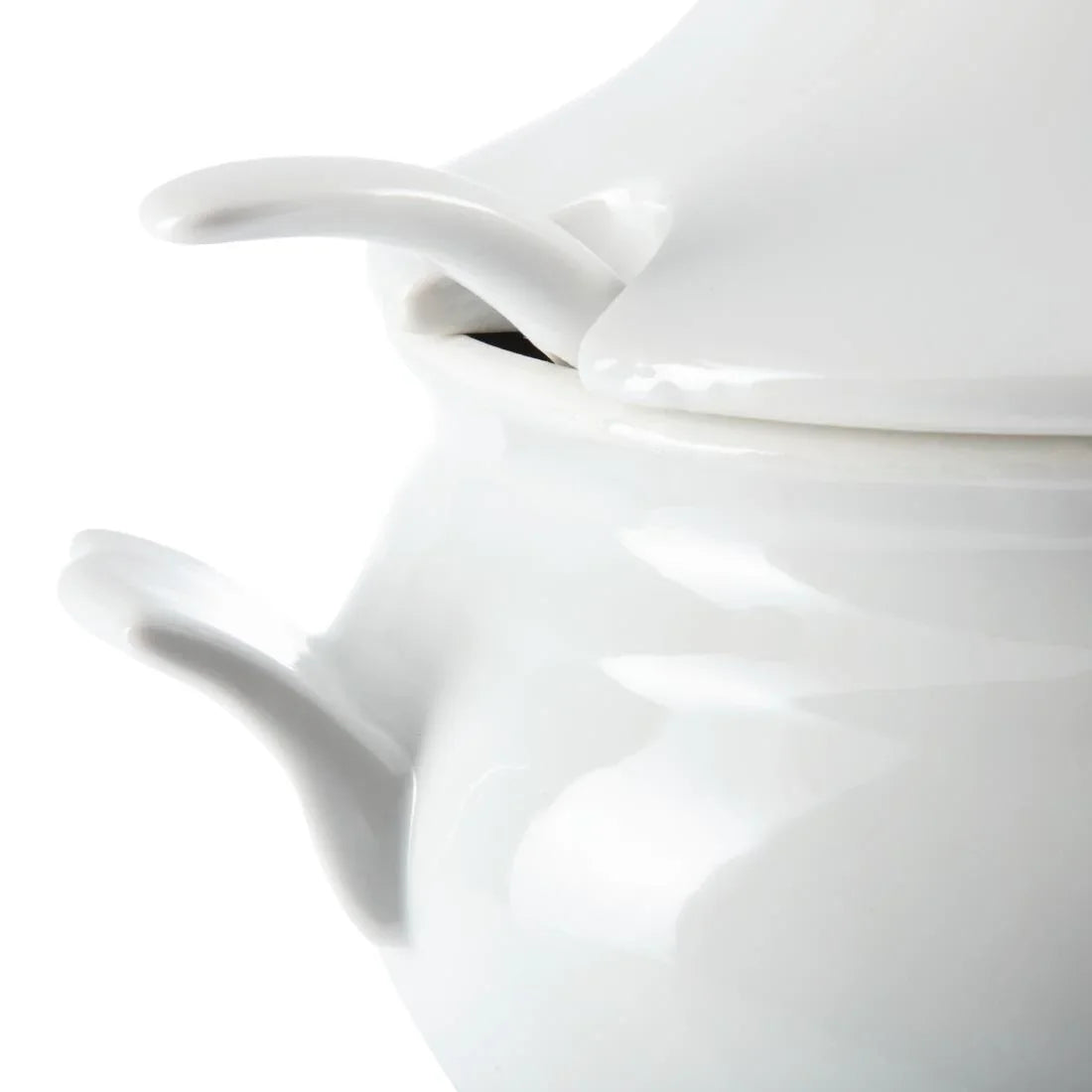 Y094 Olympia Soup Tureen and Ladle 2.5Ltr 88oz - JD Catering Equipment Solutions Ltd