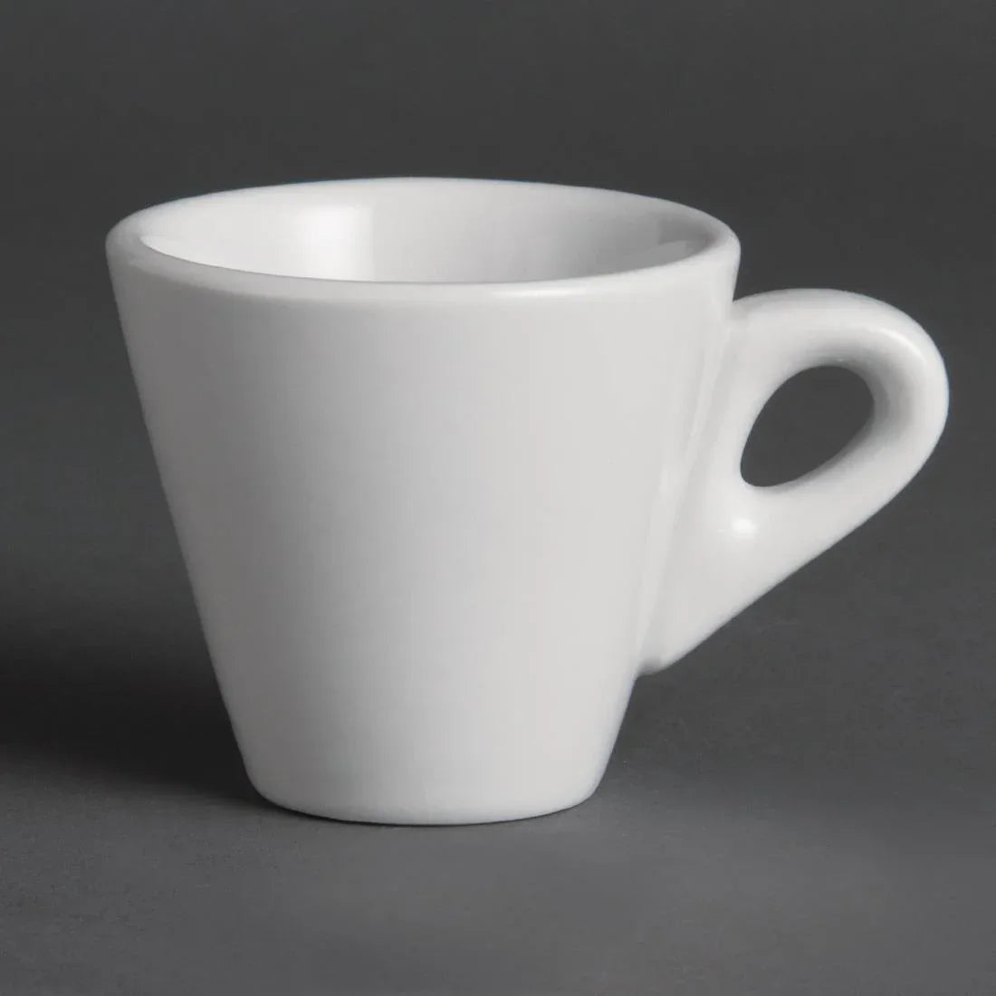 Y111 Olympia Whiteware Conical Espresso Cups 60ml 2oz (Pack of 12) - JD Catering Equipment Solutions Ltd