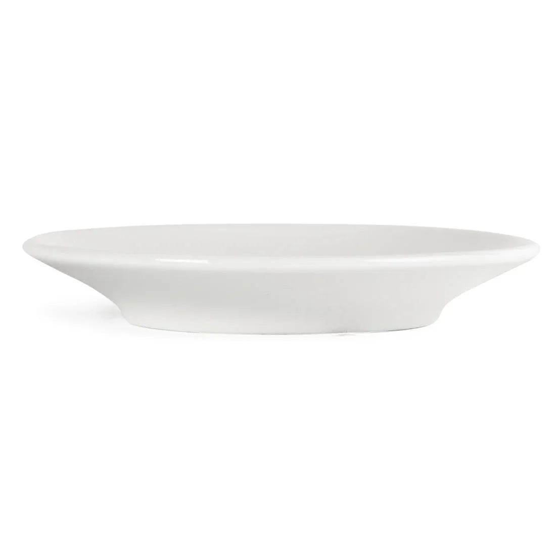 Y112 Olympia Whiteware Espresso Saucers 120mm (Pack of 12)