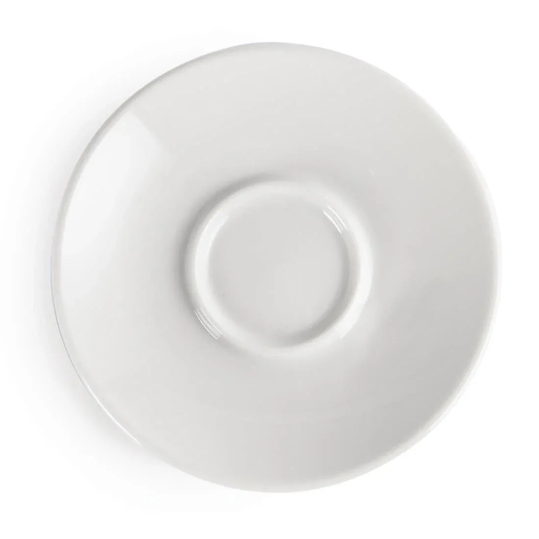 Y112 Olympia Whiteware Espresso Saucers 120mm (Pack of 12)