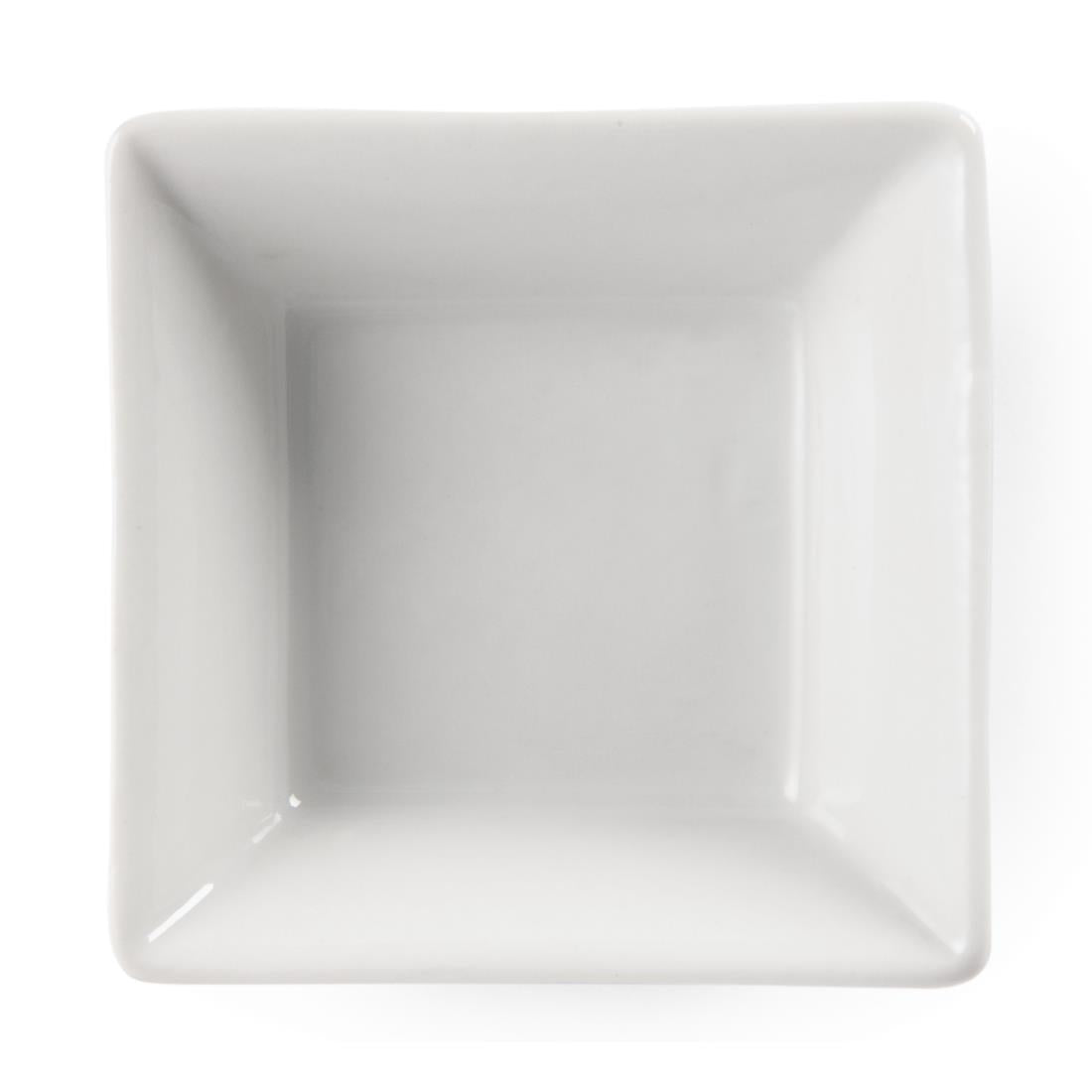 Y136 Olympia Miniature Square Dishes 75mm (Pack of 12)