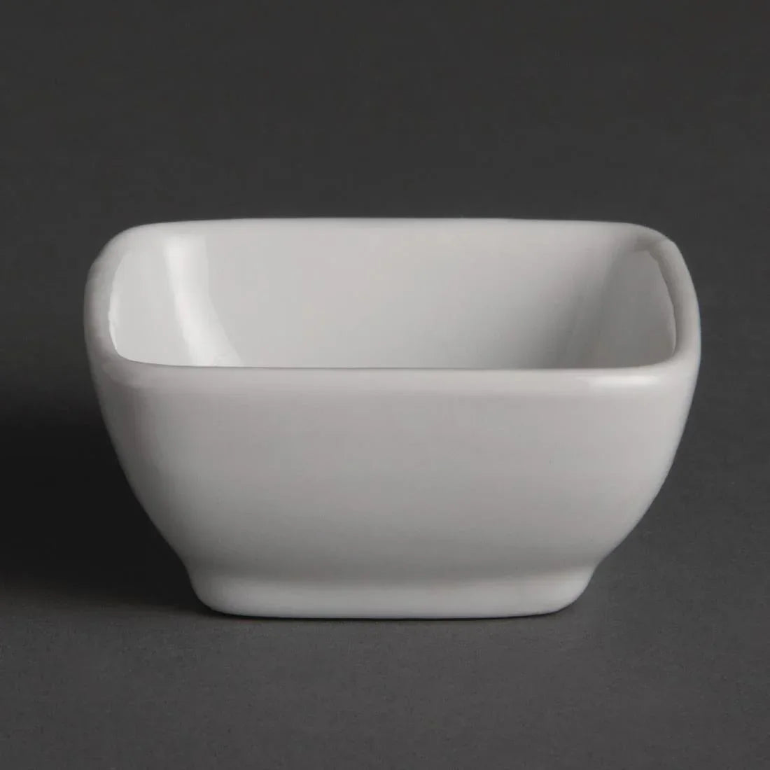 Y137 Olympia Miniature Rounded Square Dishes 60mm (Pack of 12) - JD Catering Equipment Solutions Ltd