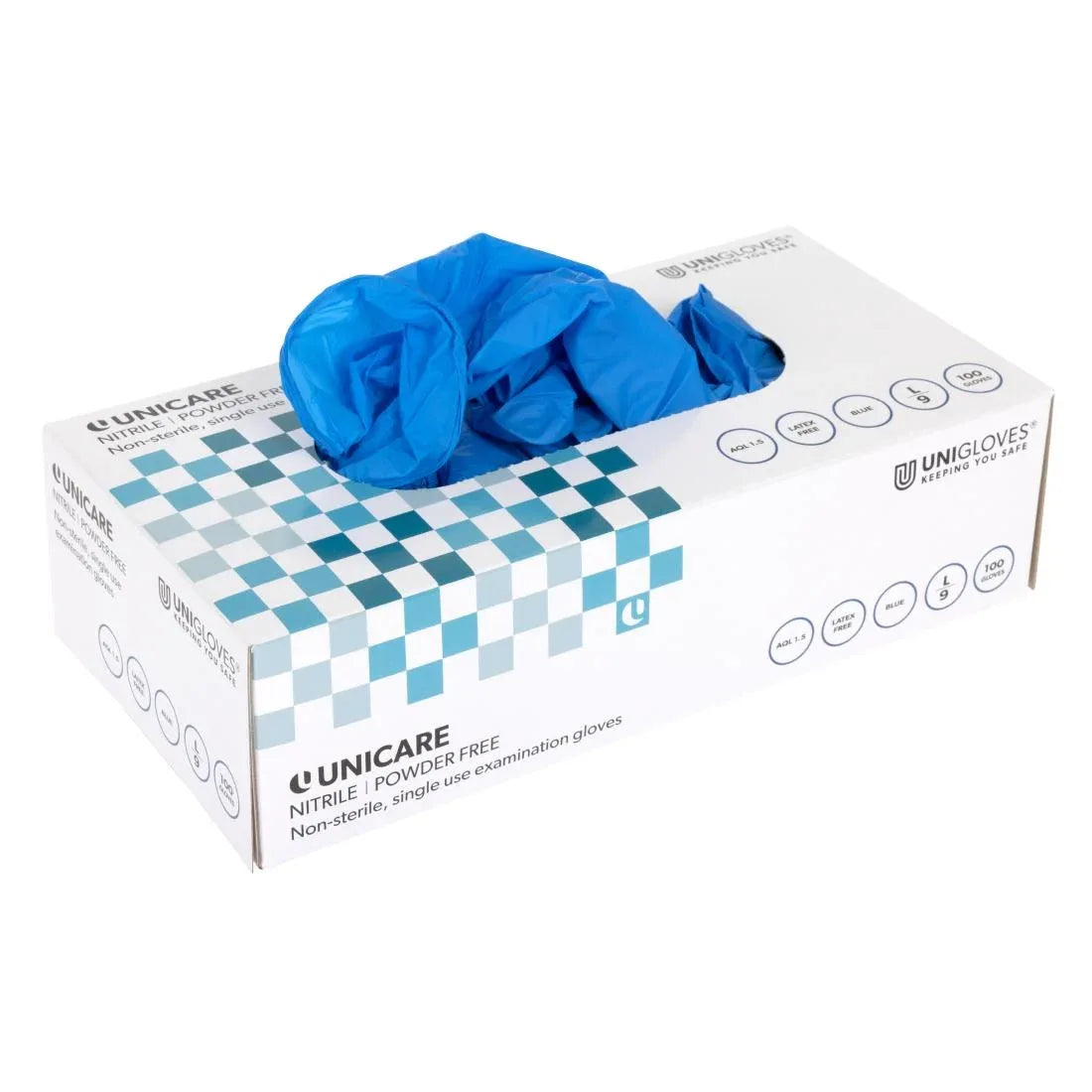 Y478-L Powder-Free Nitrile Gloves L (Pack of 100) - JD Catering Equipment Solutions Ltd