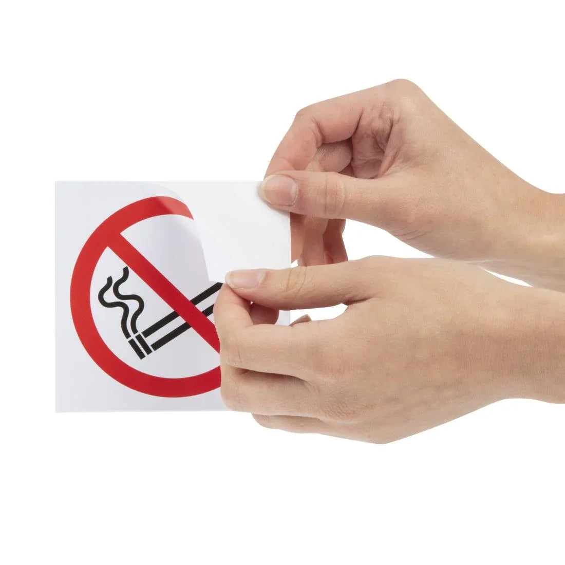 Y937 No Smoking Symbol Window Sign - JD Catering Equipment Solutions Ltd