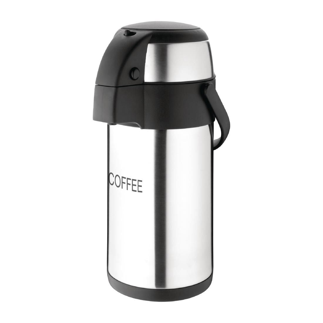 DP128 Olympia Pump Action Airpot Etched 'Coffee' 3Ltr