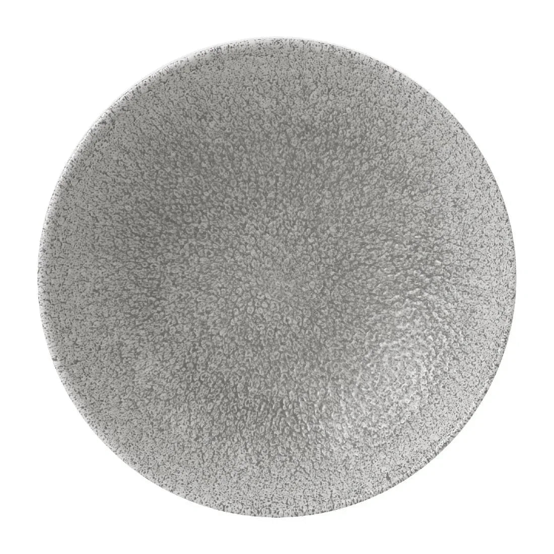 FD879 Churchill Raku Jasper Grey Evolve Coupe Plate 6.5" (Box 12) (Direct) - JD Catering Equipment Solutions Ltd