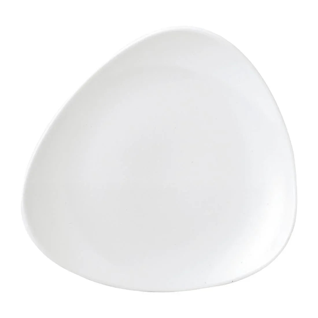 FJ828 Vellum White Triangle Plate 10 1/2 " (Box 12) - JD Catering Equipment Solutions Ltd
