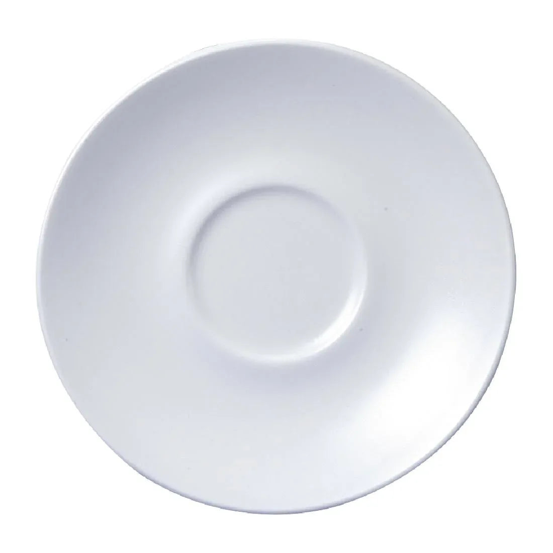 FJ838 Vellum White Espresso Saucer 4 1/2 " (Box 12) - JD Catering Equipment Solutions Ltd