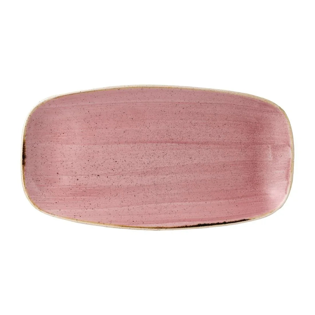 FJ909 Stonecast Petal Pink Chefs' Oblong Plate No. 4 13 7/8 x 7 3/8 " (Box 6) - JD Catering Equipment Solutions Ltd