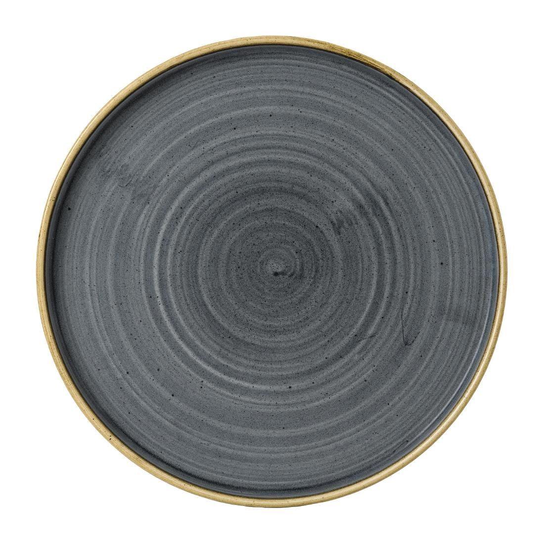 FJ912 Stonecast Blueberry Walled Plate 10 1/4 " (Box 6) - JD Catering Equipment Solutions Ltd