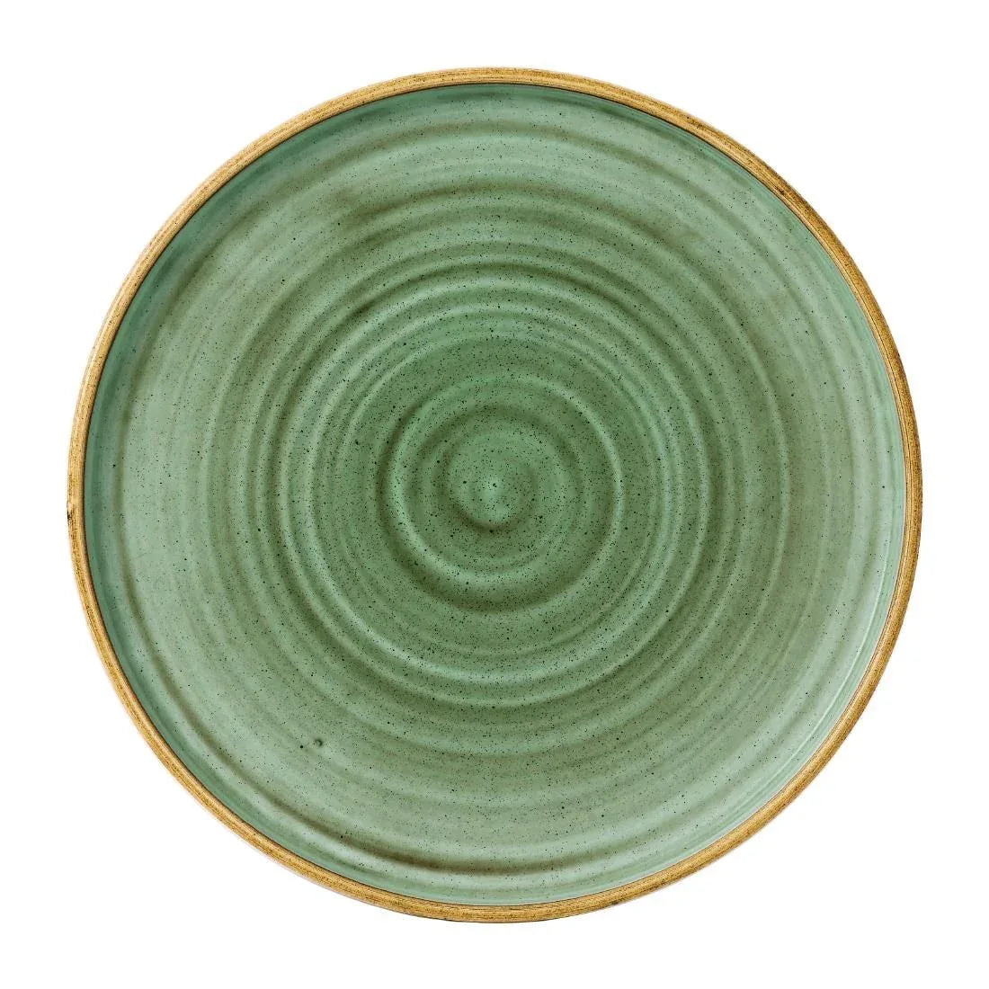 FJ914 Stonecast Samphire Green Walled Plate 10 1/4 " (Box 6) - JD Catering Equipment Solutions Ltd