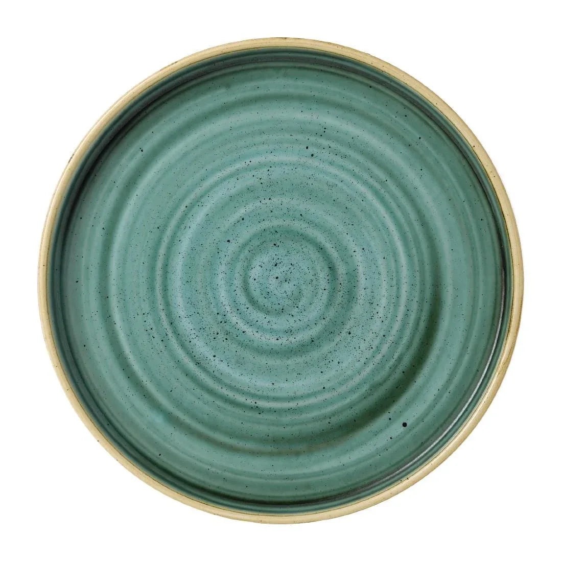 FJ915 Stonecast Samphire Green Walled Plate 8 1/4 " (Box 6) - JD Catering Equipment Solutions Ltd