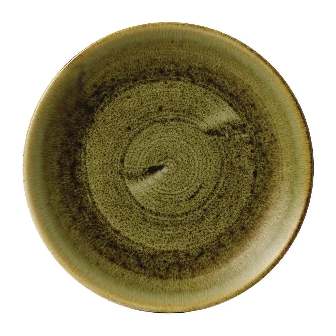 FJ927 Stonecast Plume Olive Coupe Plate 11 1/4 " (Pack of 12) - JD Catering Equipment Solutions Ltd