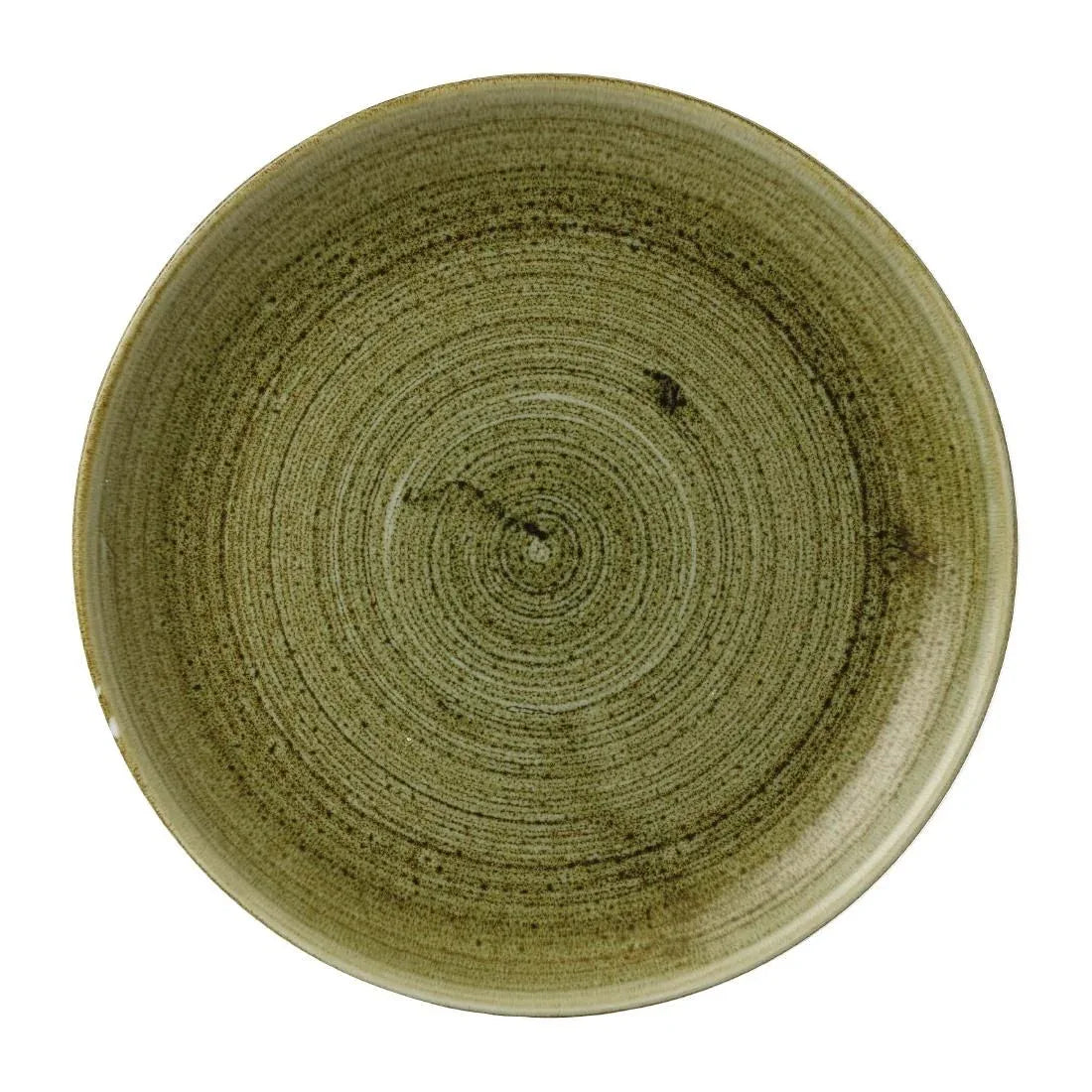 FJ928 Stonecast Plume Olive Coupe Plate 10 1/4 " (Pack of 12) - JD Catering Equipment Solutions Ltd