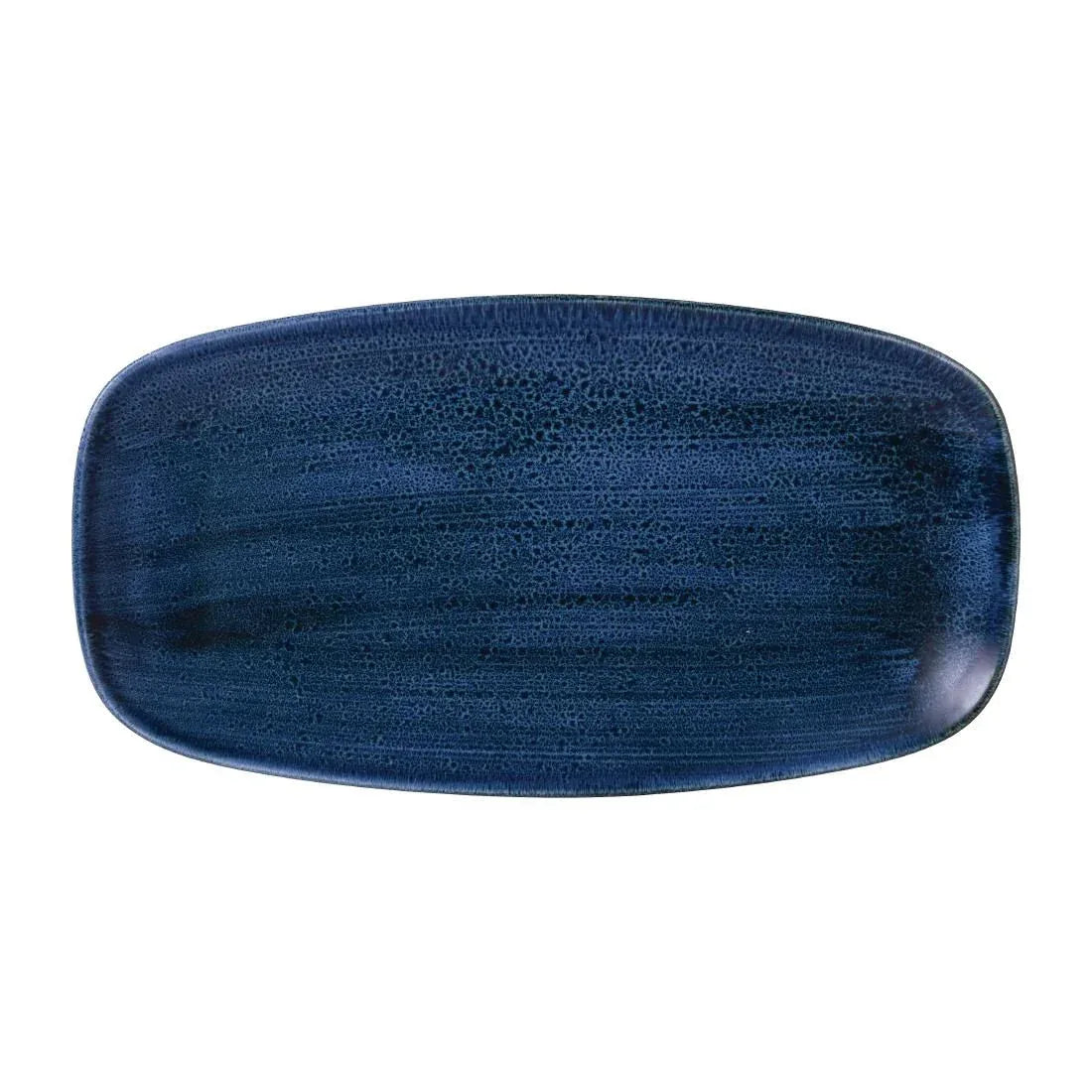 FJ952 Stonecast Plume Ultramarine Chefs' Oblong Plate No. 4 13 7/8 x 7 3/8 " (Box 6) - JD Catering Equipment Solutions Ltd