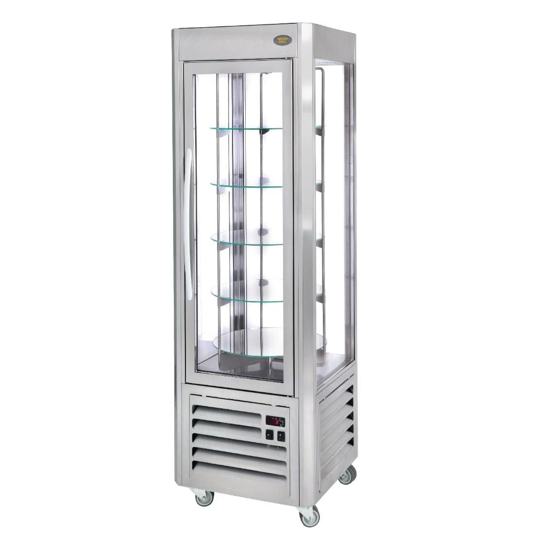 GD342 Roller Grill Revolving Display Fridge 360 Ltr