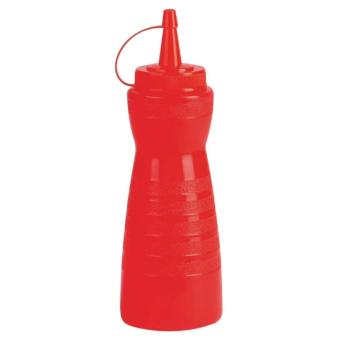 GF251 Vogue Red Lidded Sauce Bottle - JD Catering Equipment Solutions Ltd