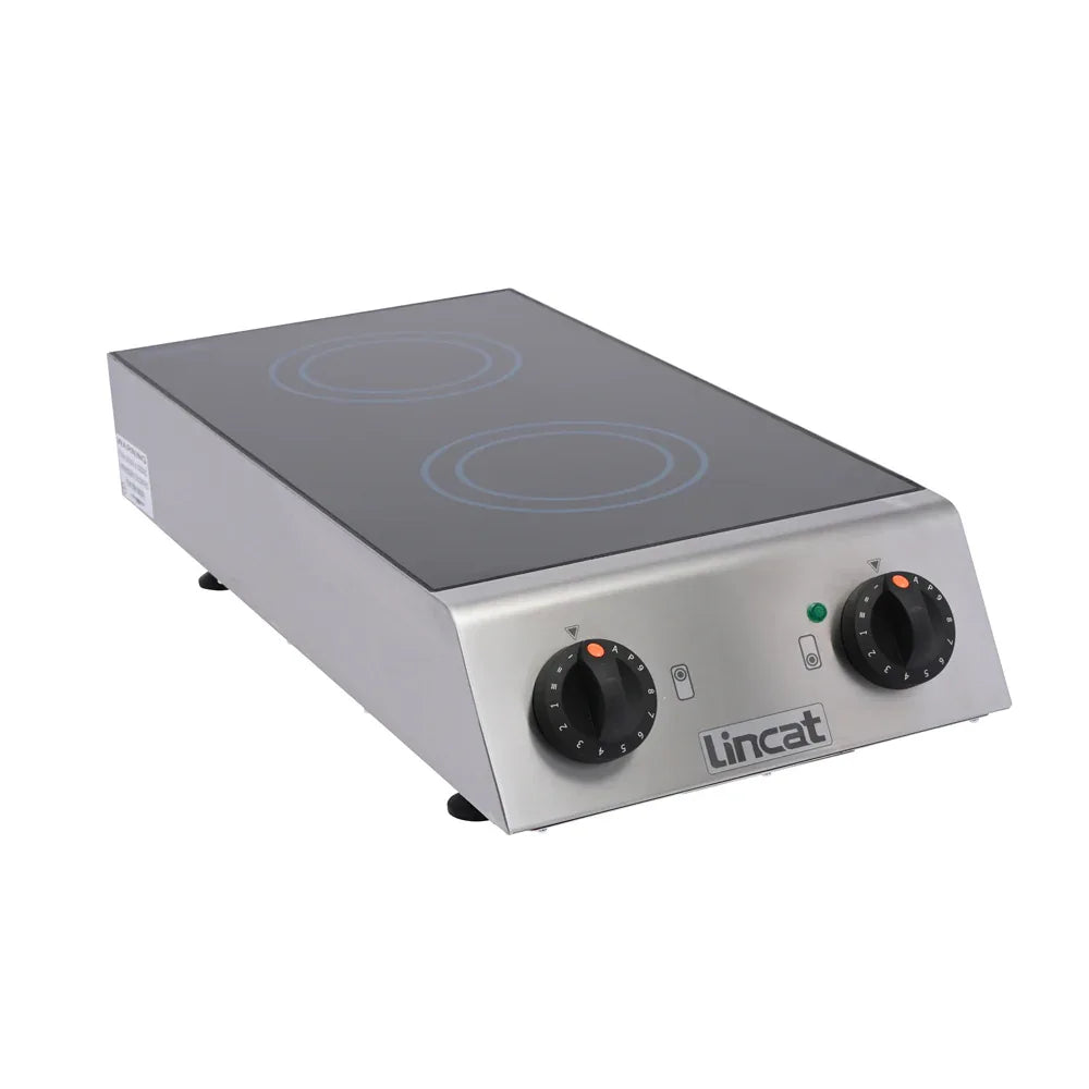 PHEH01 - Lincat Phoenix Counter-top Induction Hob - 2 Zones - 3.7 kW - JD Catering Equipment Solutions Ltd