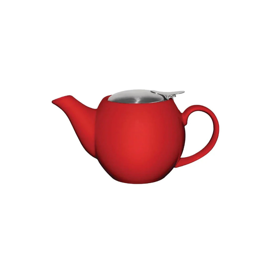 GM594 Olympia Cafe Teapot 510ml Red - JD Catering Equipment Solutions Ltd