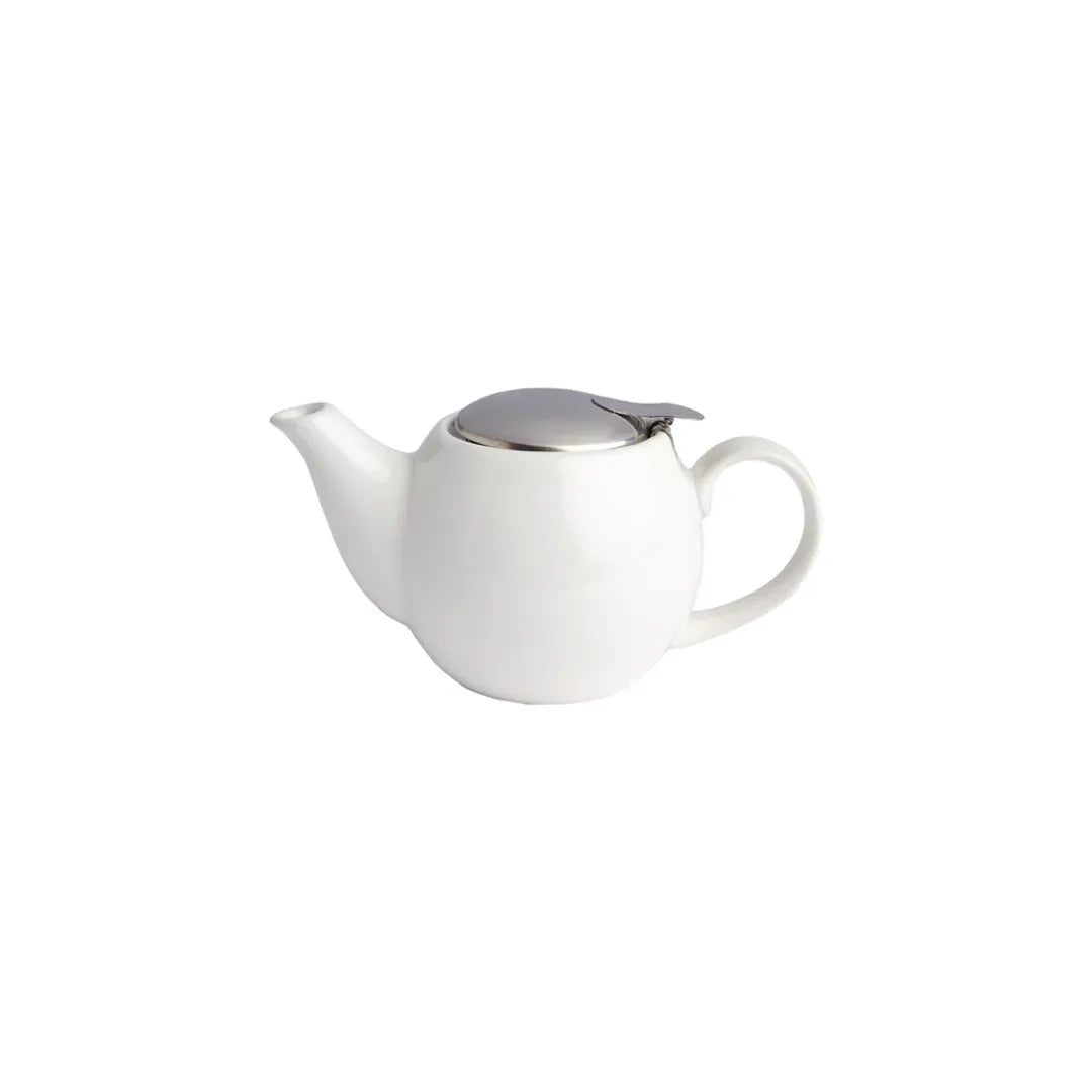 GM593 Olympia Cafe Teapot 510ml White - JD Catering Equipment Solutions Ltd