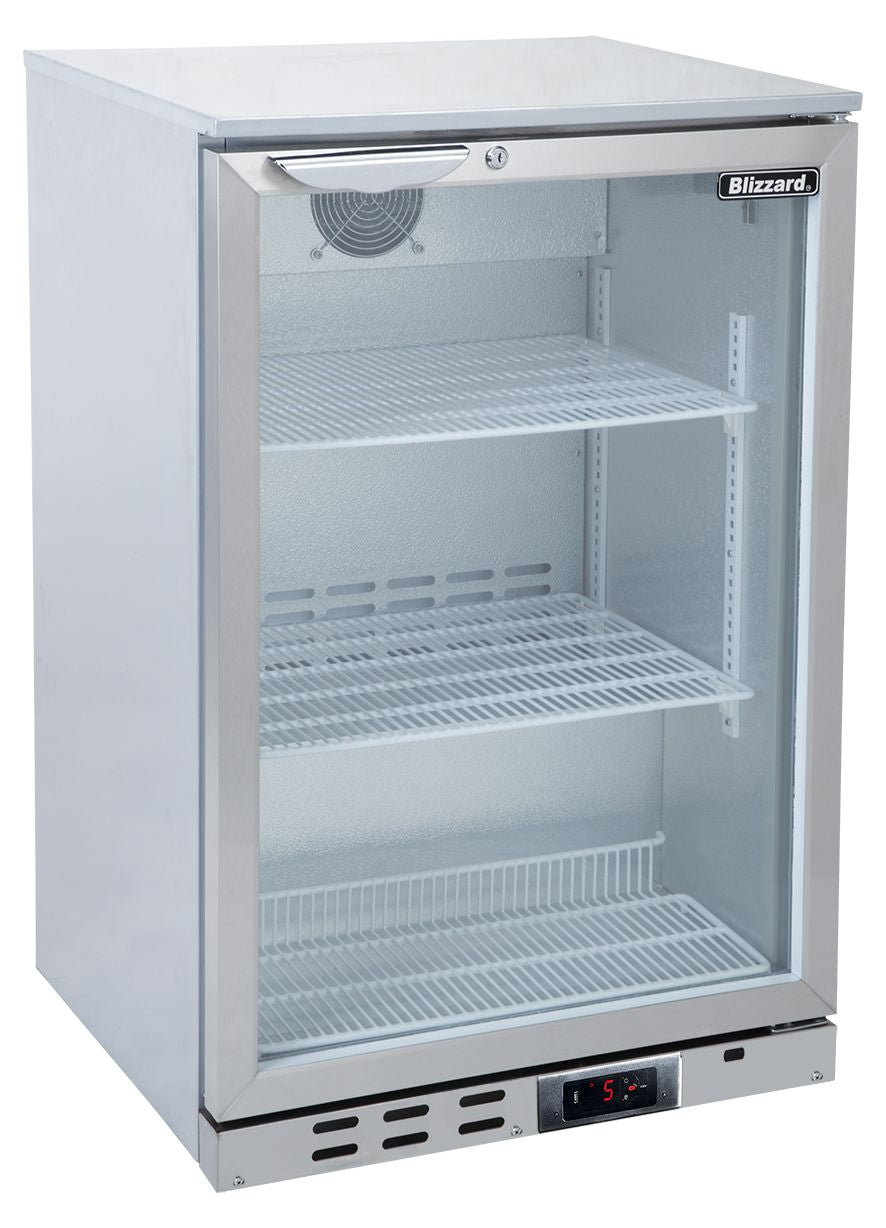 SINGLE DOOR SS BAR BOTTLE COOLER (135 BOTTLES)