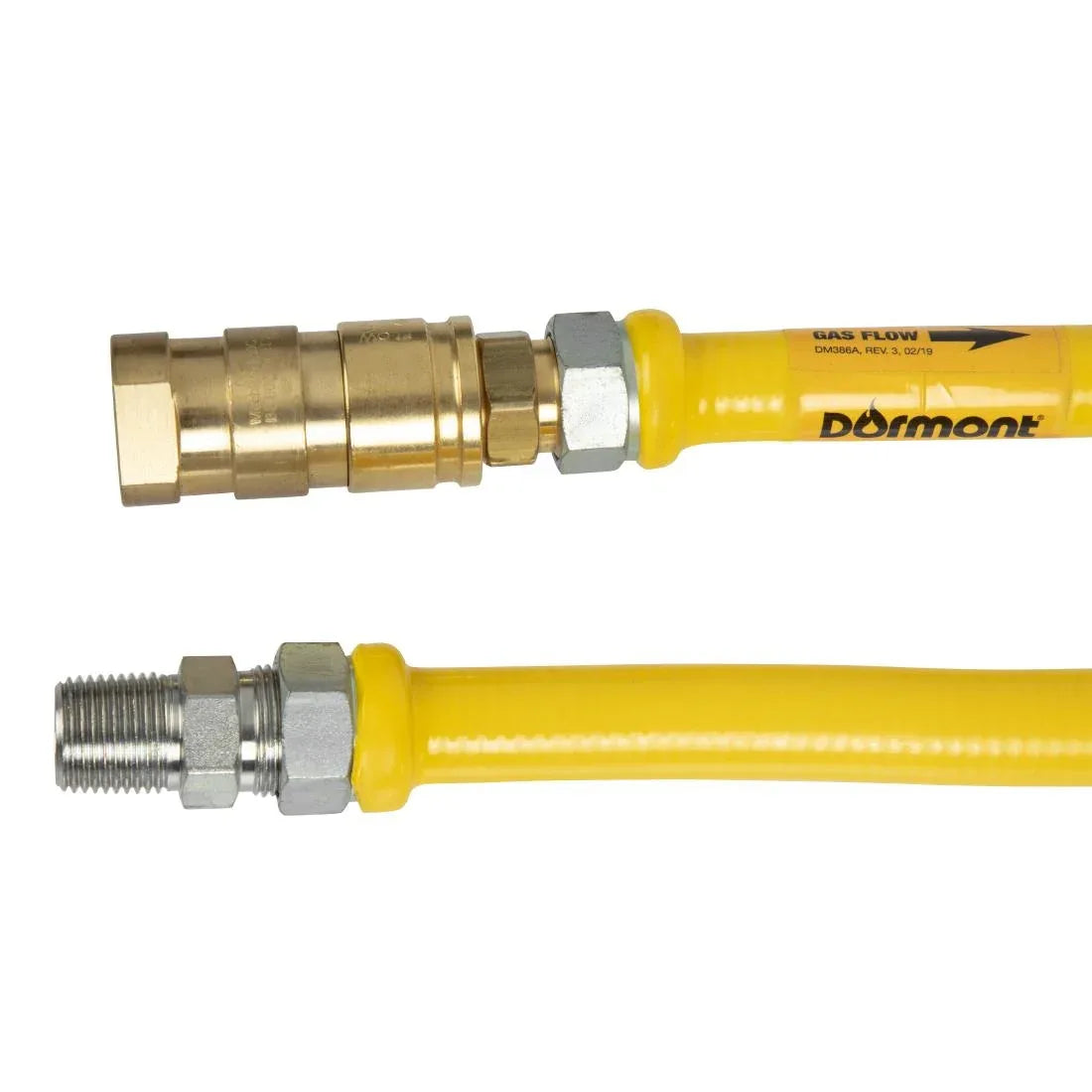 Dormont Quick Release Gas Hose 1/2" 1500mm 2650NPVF60 - JD Catering Equipment Solutions Ltd
