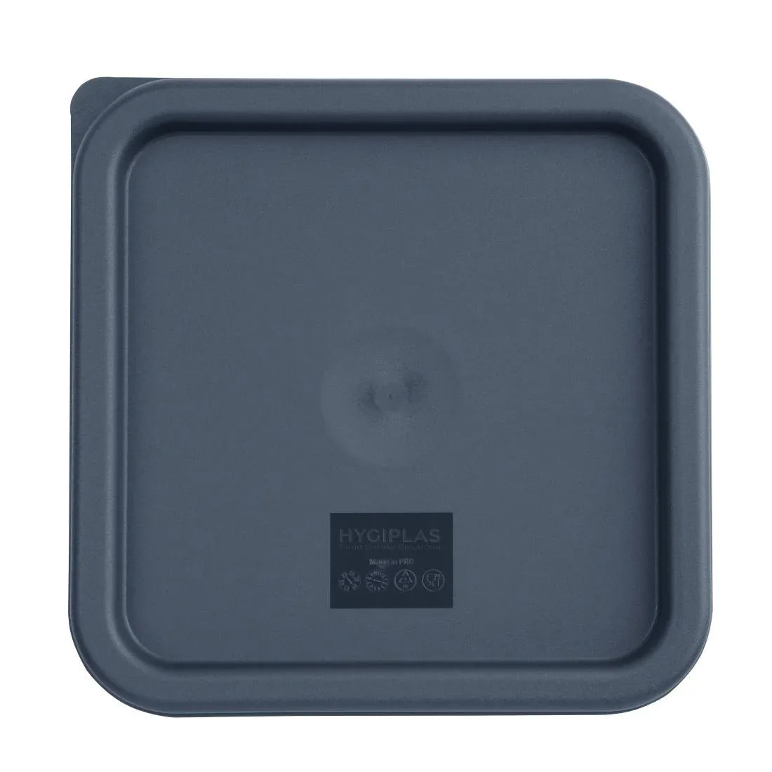 CF044 Vogue Square Food Storage Container Lid Blue Medium - JD Catering Equipment Solutions Ltd