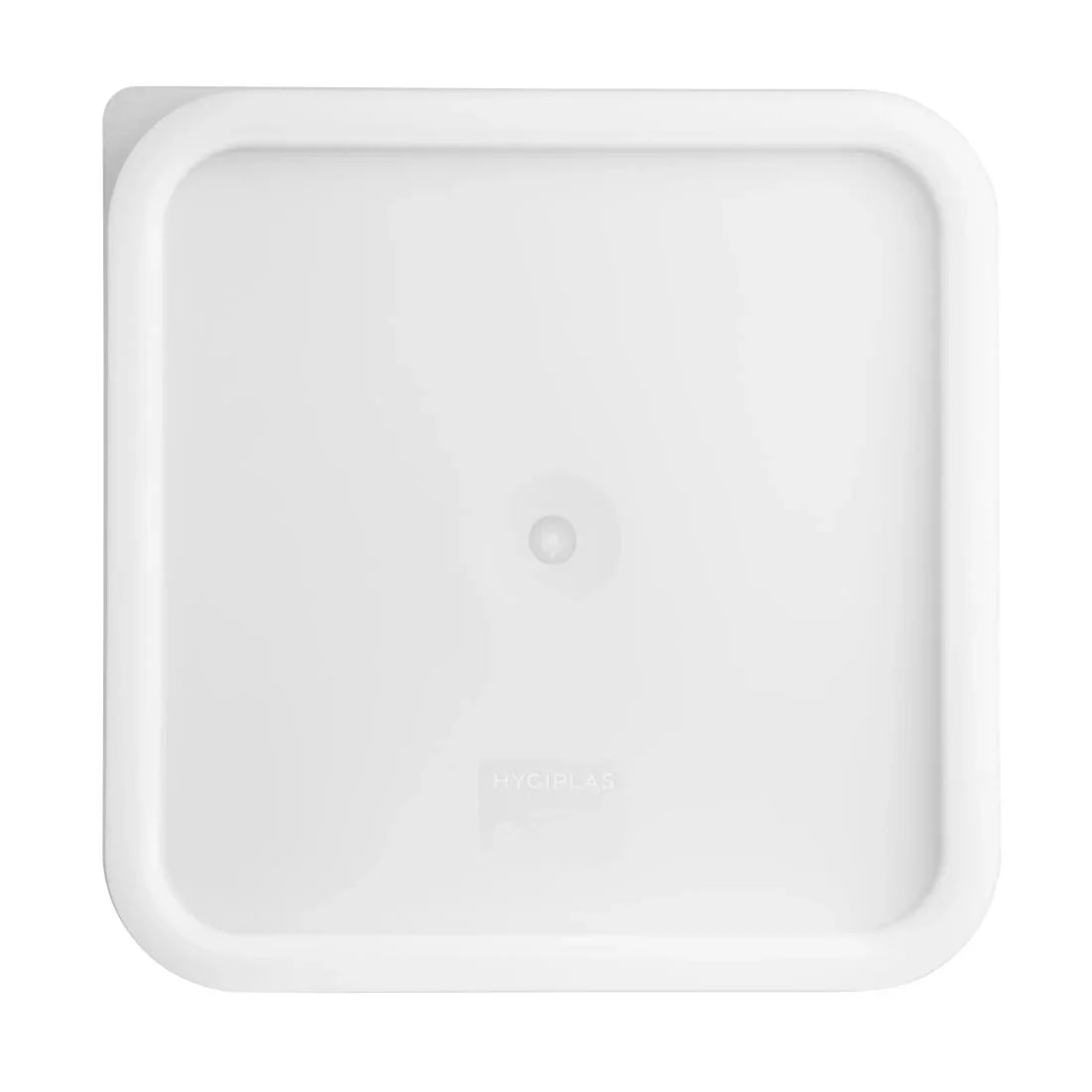 CF051 Vogue Square Food Storage Container Lid White Large - JD Catering Equipment Solutions Ltd