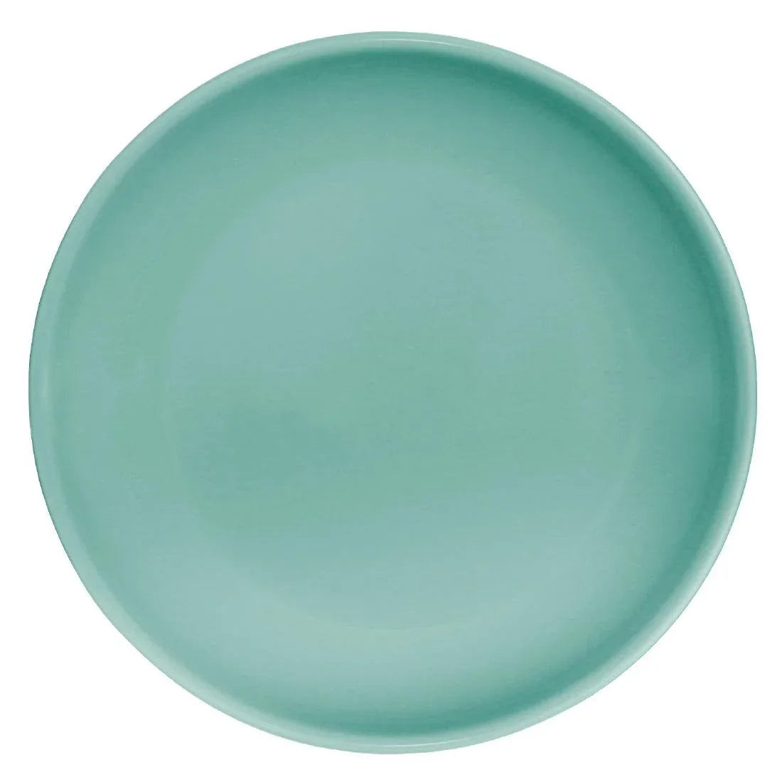 CG355 Olympia Cafe Coupe Plate Aqua 205mm (Pack of 12) - JD Catering Equipment Solutions Ltd