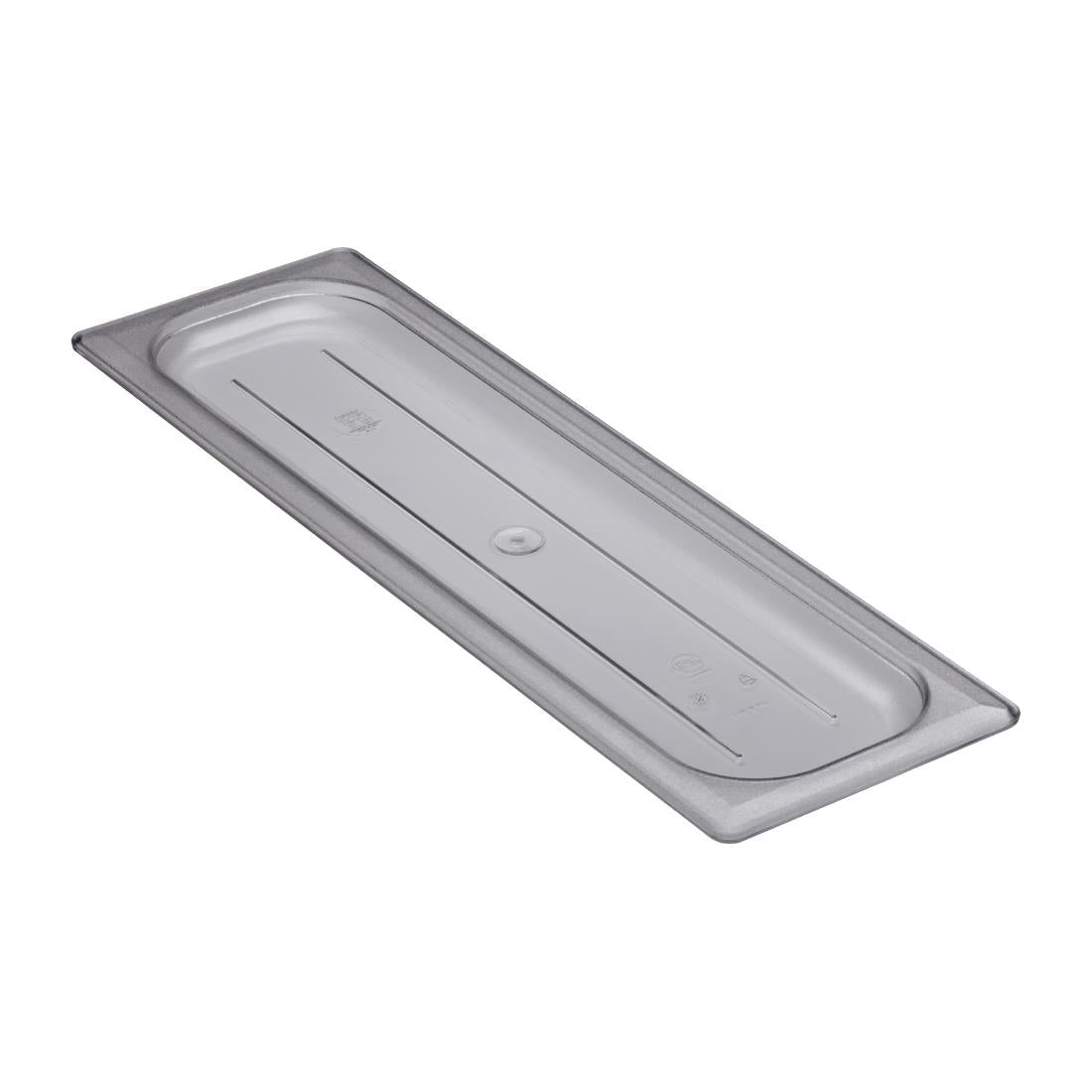 CH585 Cambro Camwear Food Pan Lid Long Clear 1/2"