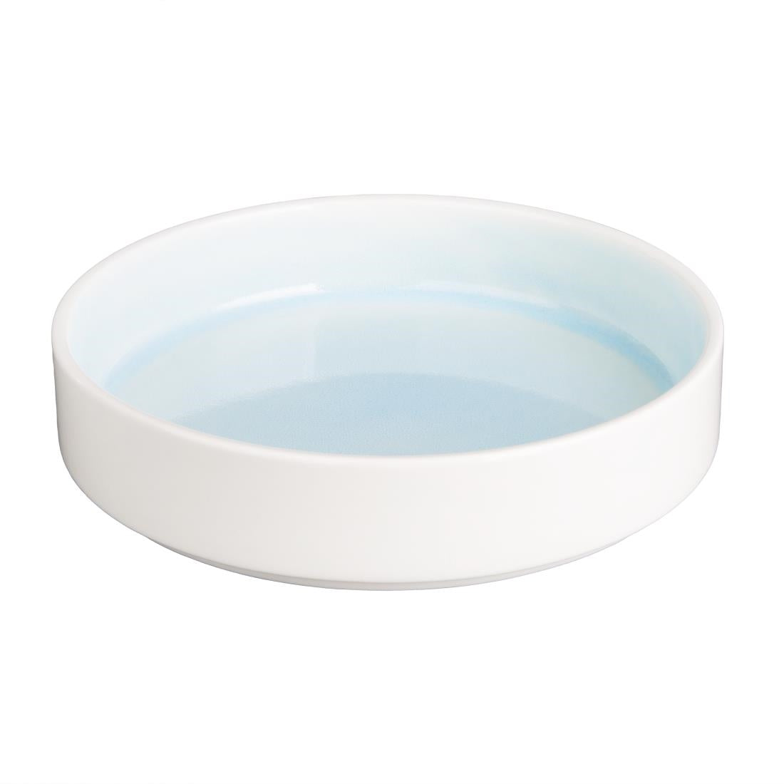 CU174 Olympia Fondant Bowl Aqua - 215mm 8 1/2" (Box 4)