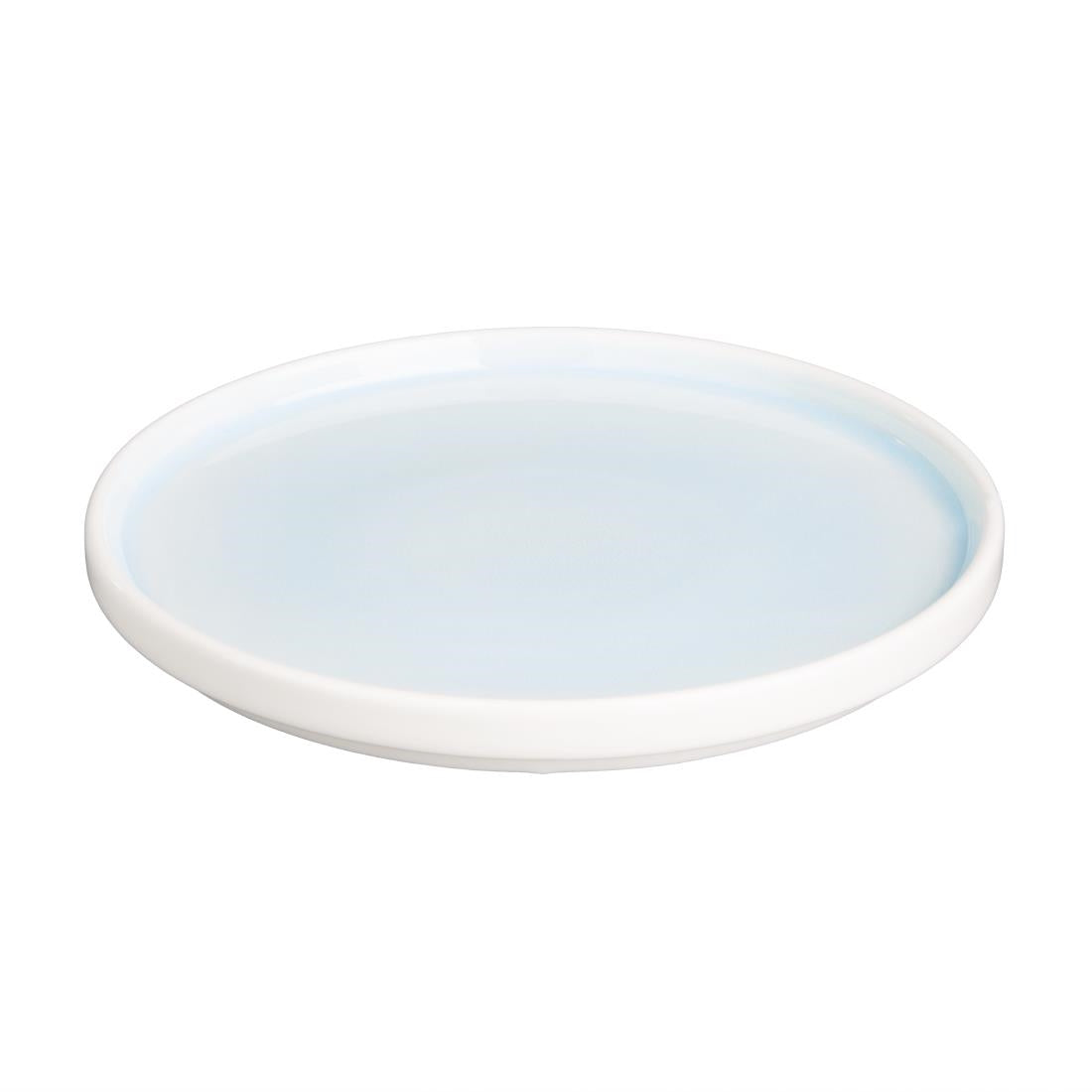CU175 Olympia Fondant Plate Aqua - 215mm 8 1/2" (Box 6)