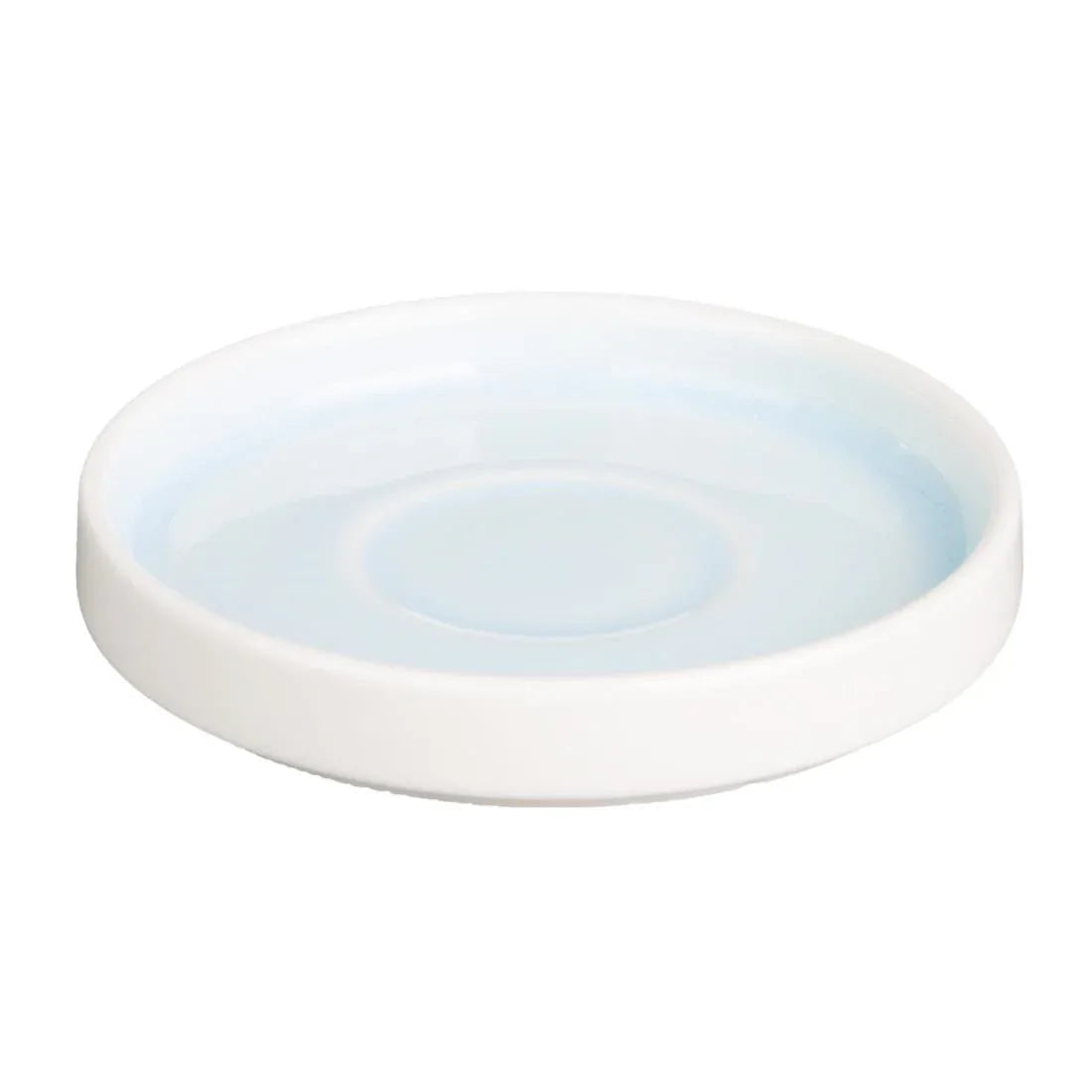 CU183 Olympia Fondant Saucer Aqua - 115mm 4 1/2" for CU182 (Box 6) - JD Catering Equipment Solutions Ltd
