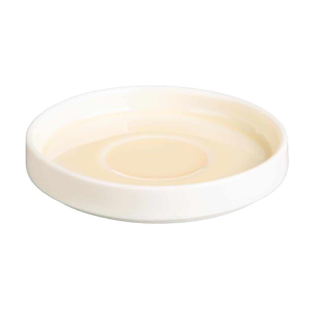 CU423 Olympia Fondant Saucer Lemon - 115mm 4 1/2" for CU422 (Box 6)