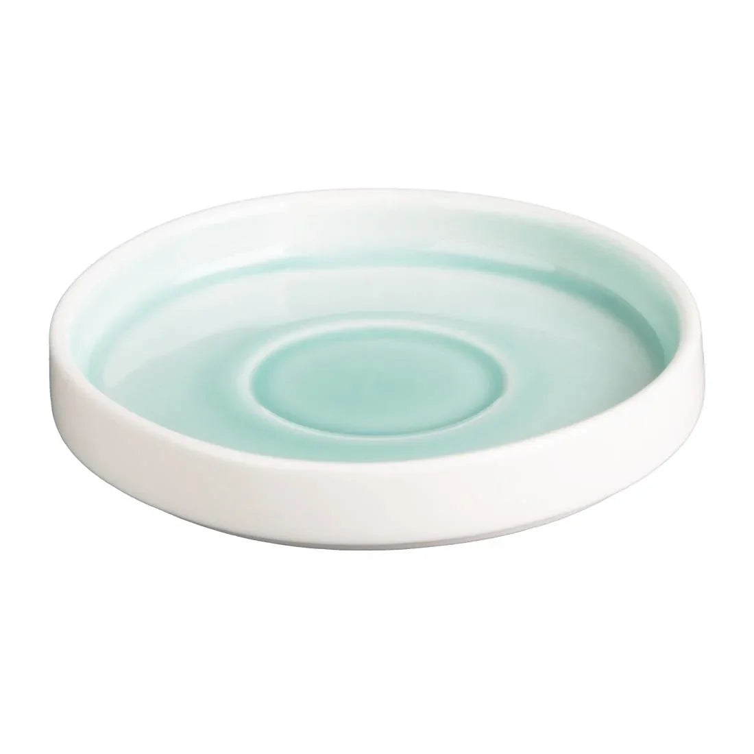 CU441 Olympia Fondant Saucer Mint - 115mm 4 1/2" for CU440 (Box 6) - JD Catering Equipment Solutions Ltd