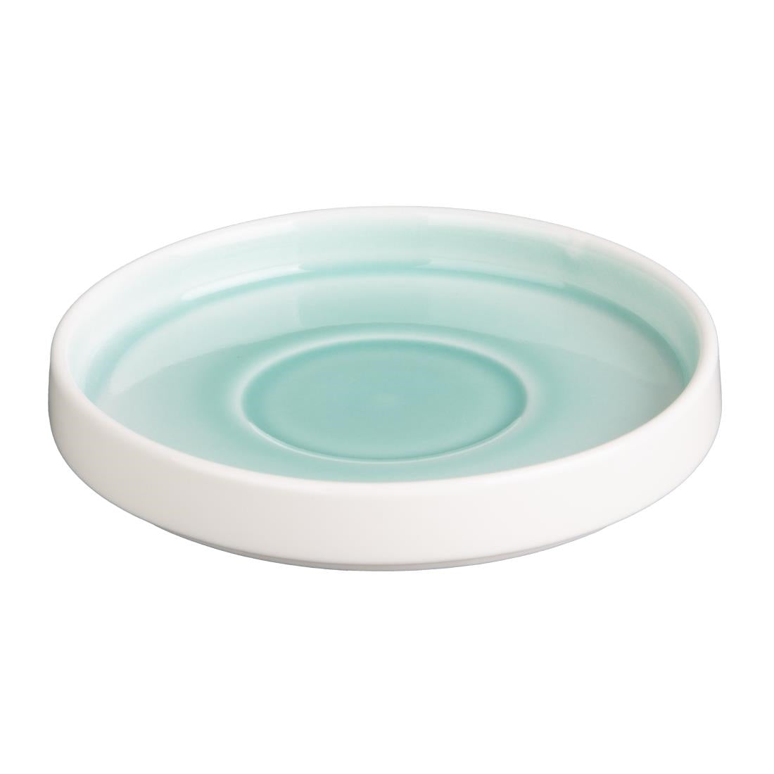 CU443 Olympia Fondant Saucer Mint - 135mm 5 1/3" for CU442 (Box 6)