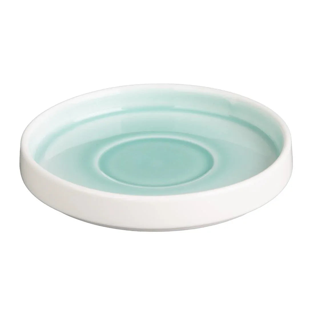 CU443 Olympia Fondant Saucer Mint - 135mm 5 1/3" for CU442 (Box 6) - JD Catering Equipment Solutions Ltd