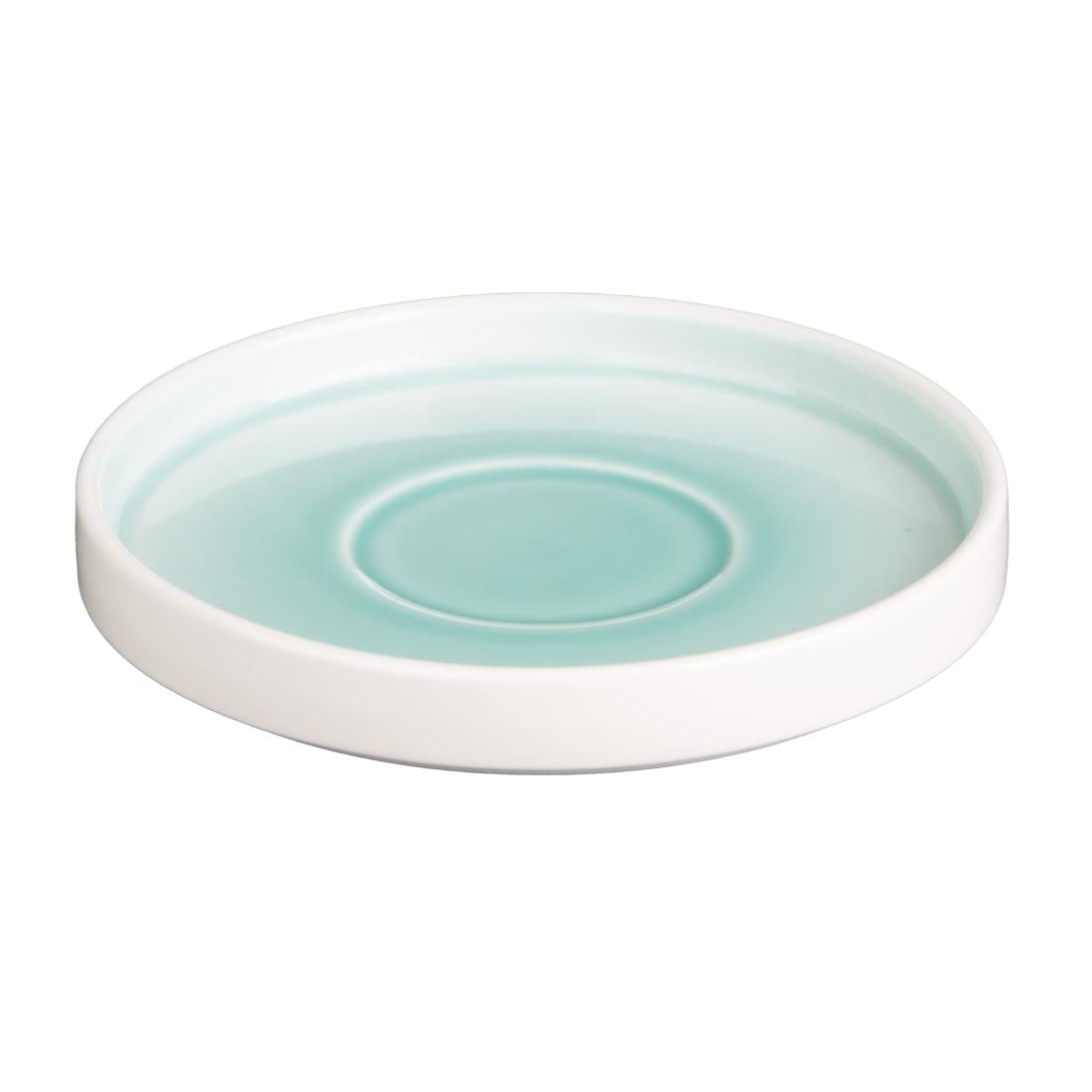 CU445 Olympia Fondant Saucer Mint - 152mm 6" for CU444 (Box 6)