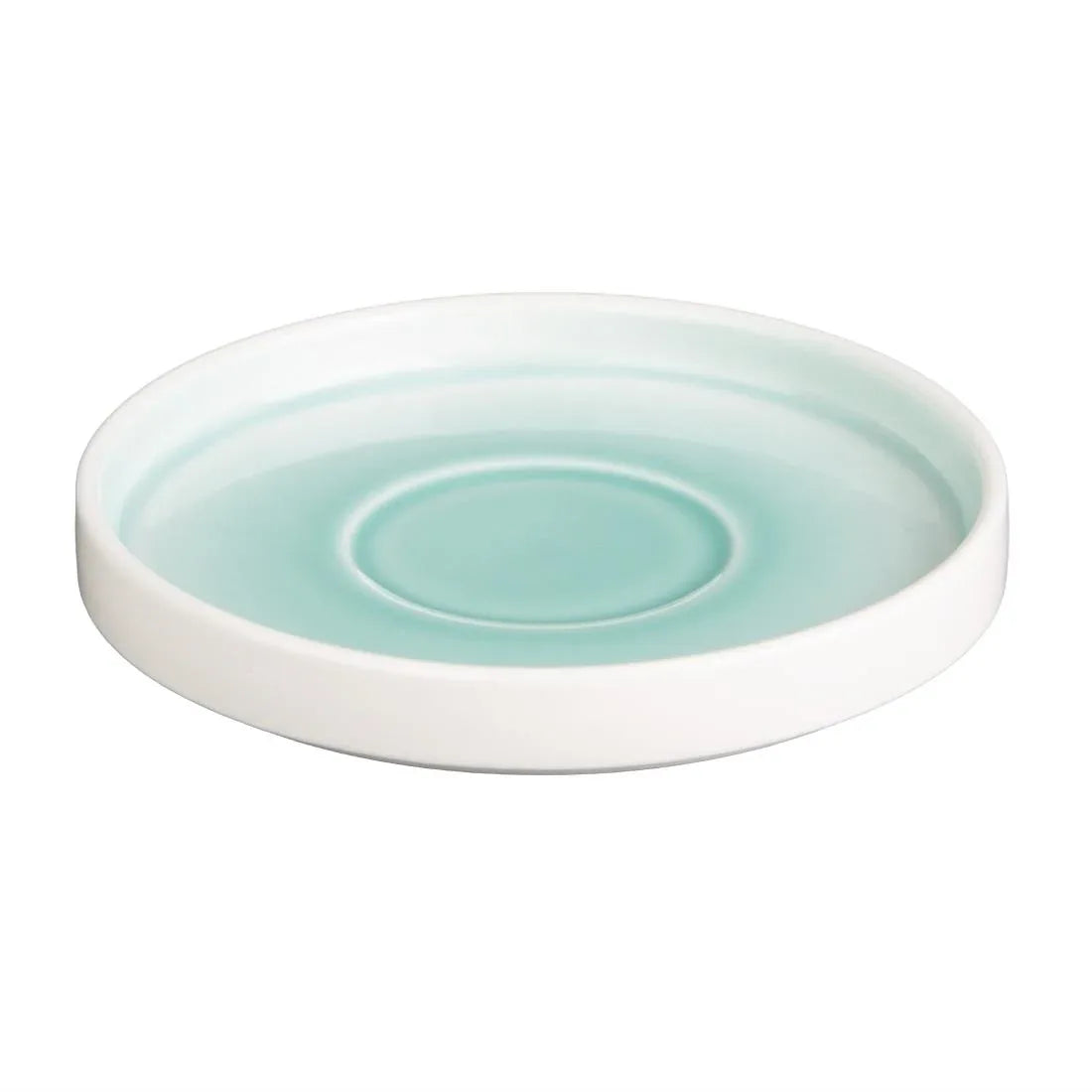 CU445 Olympia Fondant Saucer Mint - 152mm 6" for CU444 (Box 6) - JD Catering Equipment Solutions Ltd