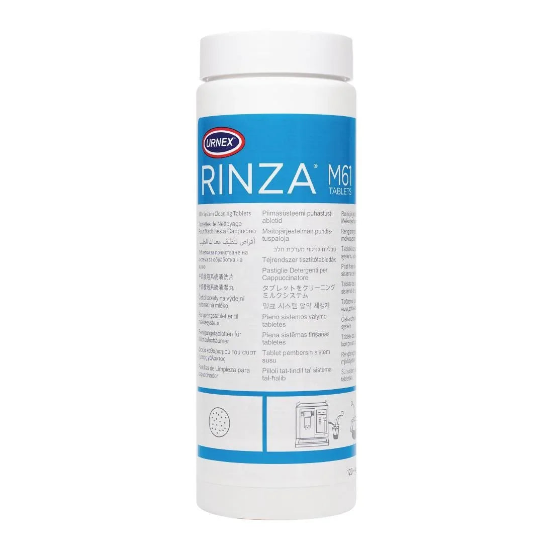 CW263 Rinza Milk Frother Cleaning Tablets M61 (Pack of 120) - JD Catering Equipment Solutions Ltd