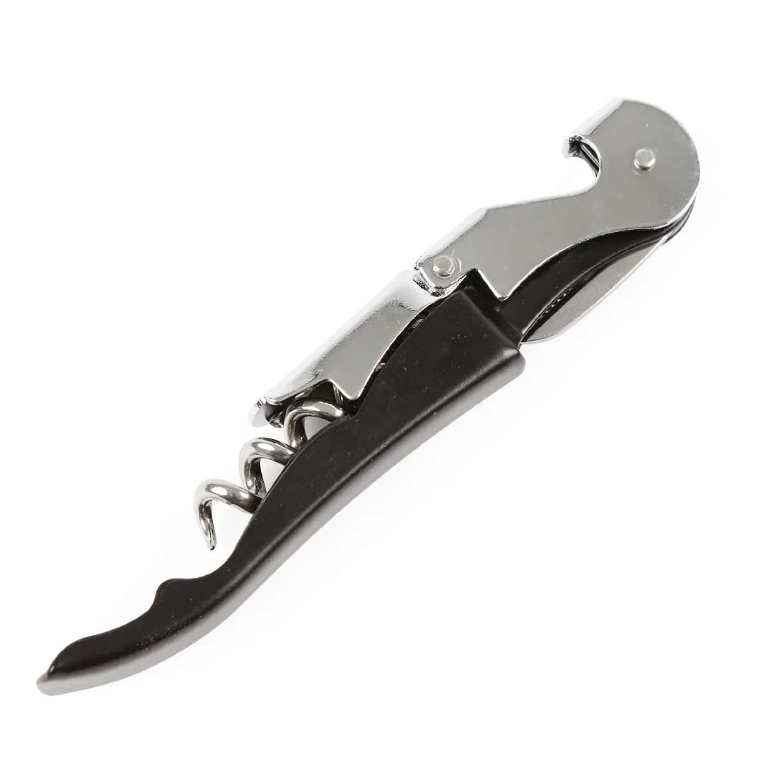 D833 Olympia Waiter's Friend Corkscrew Black - JD Catering Equipment Solutions Ltd