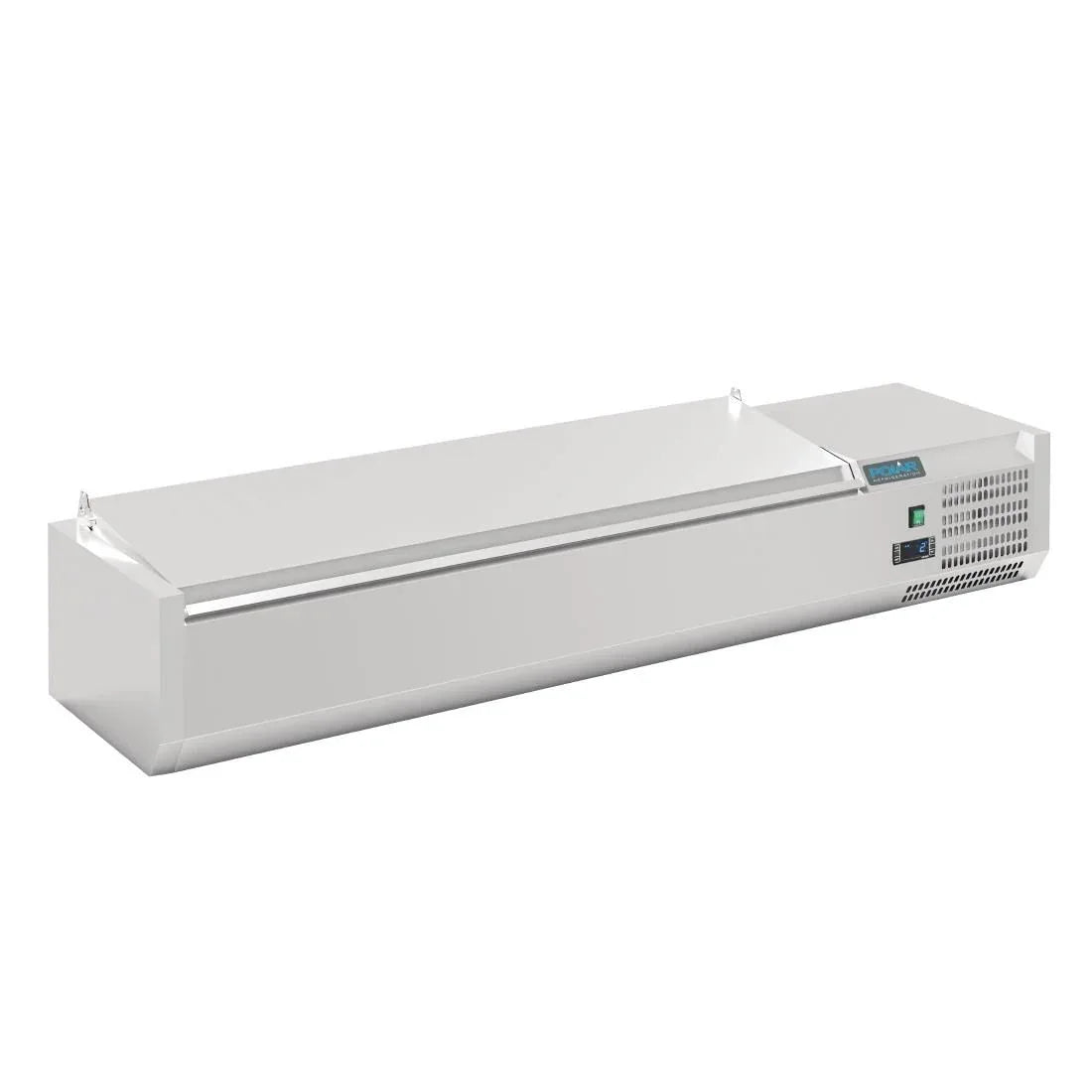 DA680 Polar G-Series Countertop Prep Fridge with Lid 6x 1/4GN - JD Catering Equipment Solutions Ltd