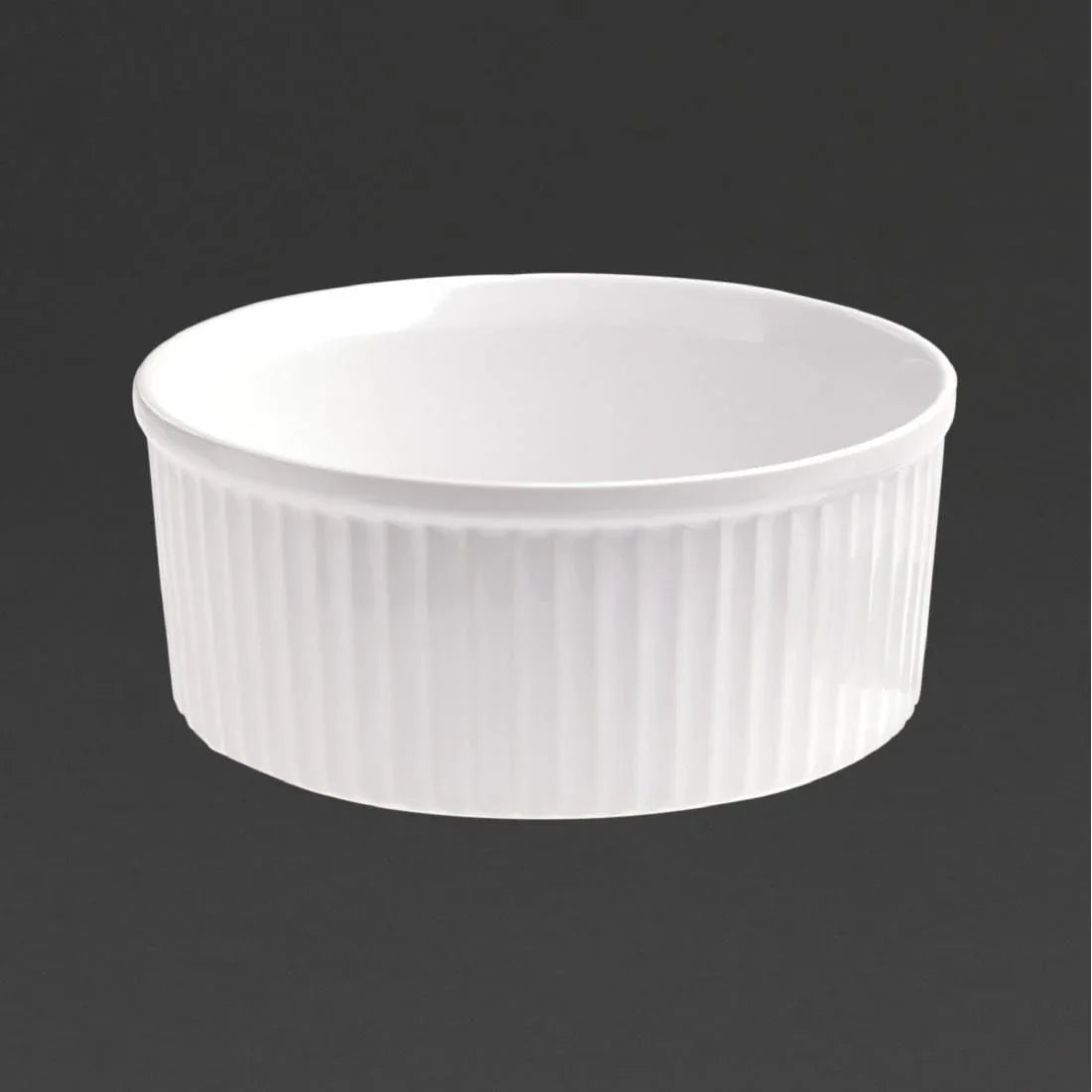 DB410 Revol French Classics Souffle Dishes White 110mm (Pack of 4) - JD Catering Equipment Solutions Ltd