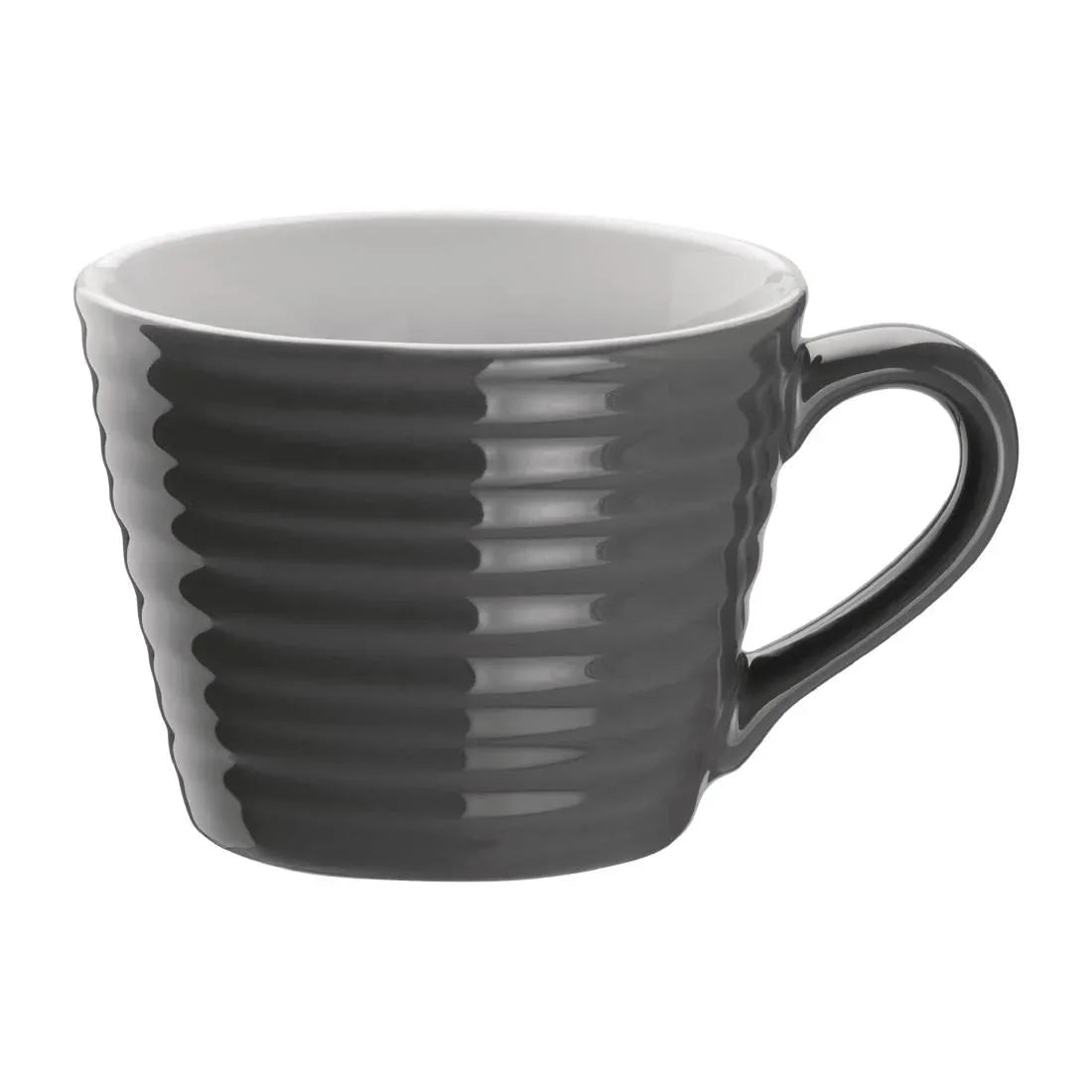DH639 Olympia Café Aroma Mugs Charcoal 230ml (Pack of 6) - JD Catering Equipment Solutions Ltd
